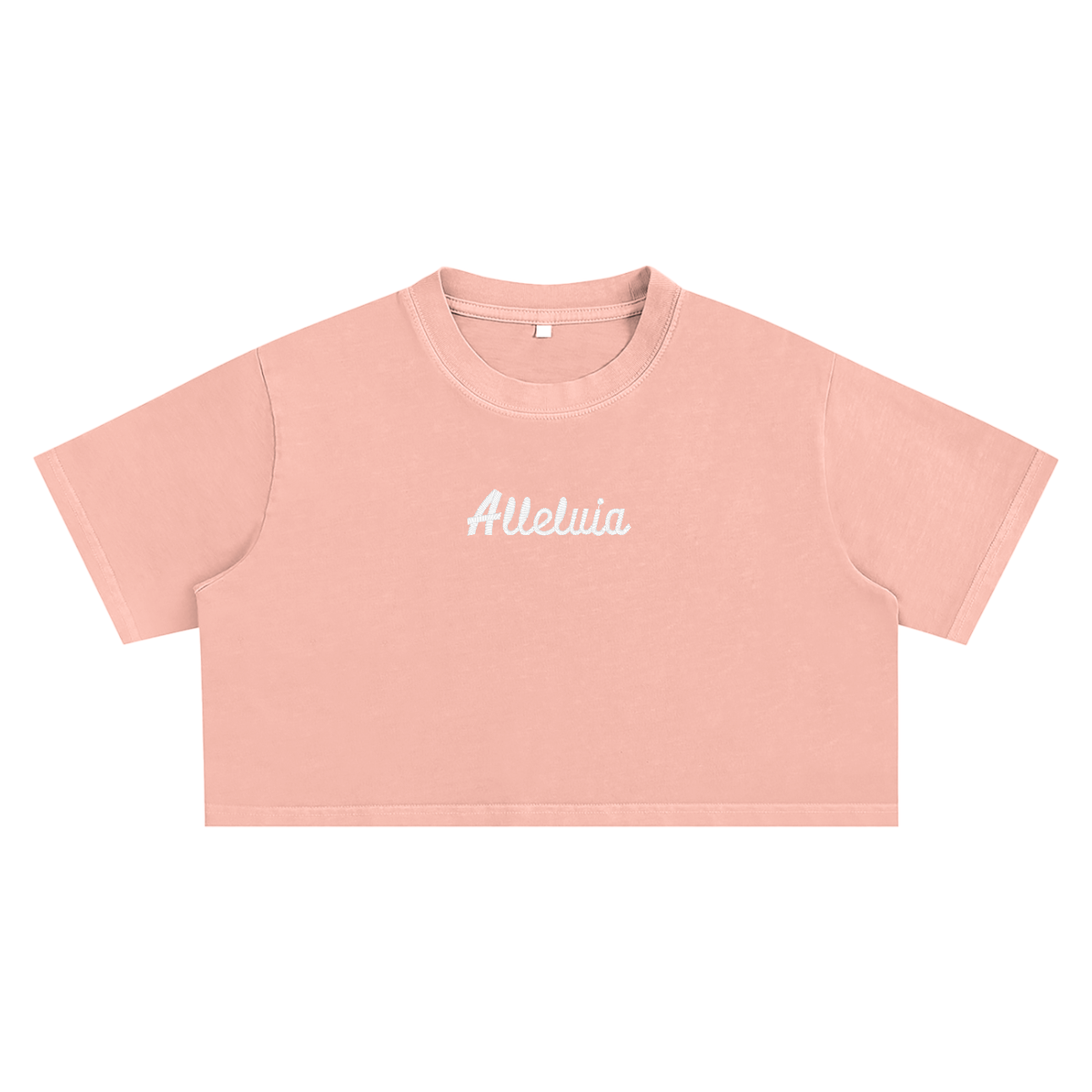 Alleluia Embroidered Crop Top