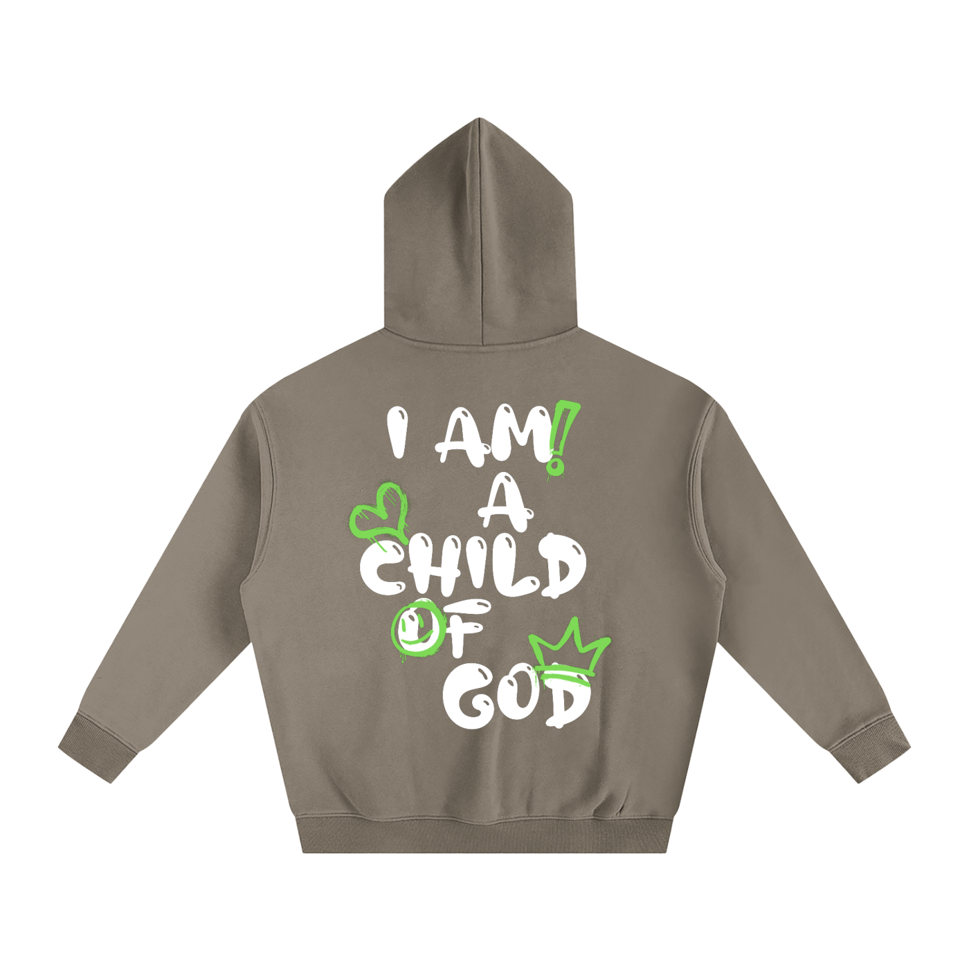Fleeced COG Oversized Essential Hoodie (Green)
