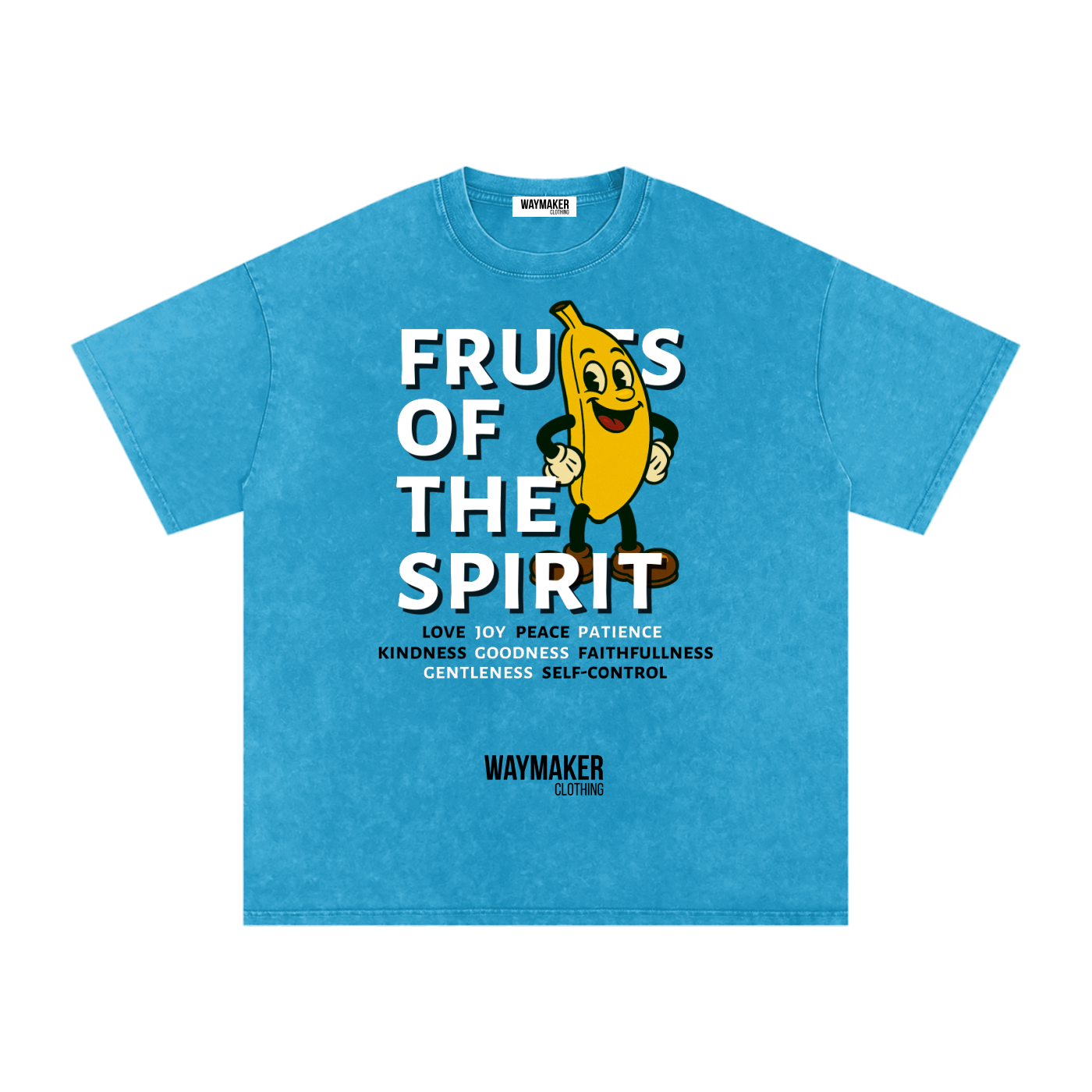 Banana (Front Print) Fruits Of The Spirit Tee