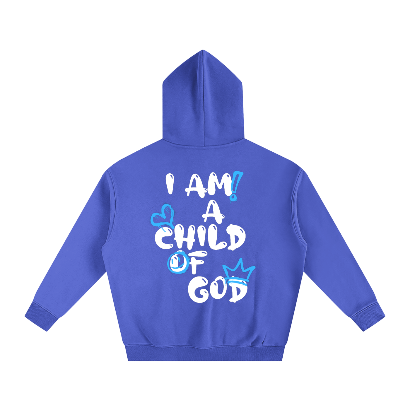 Fleeced COG Oversized Essential Hoodie (Blue)