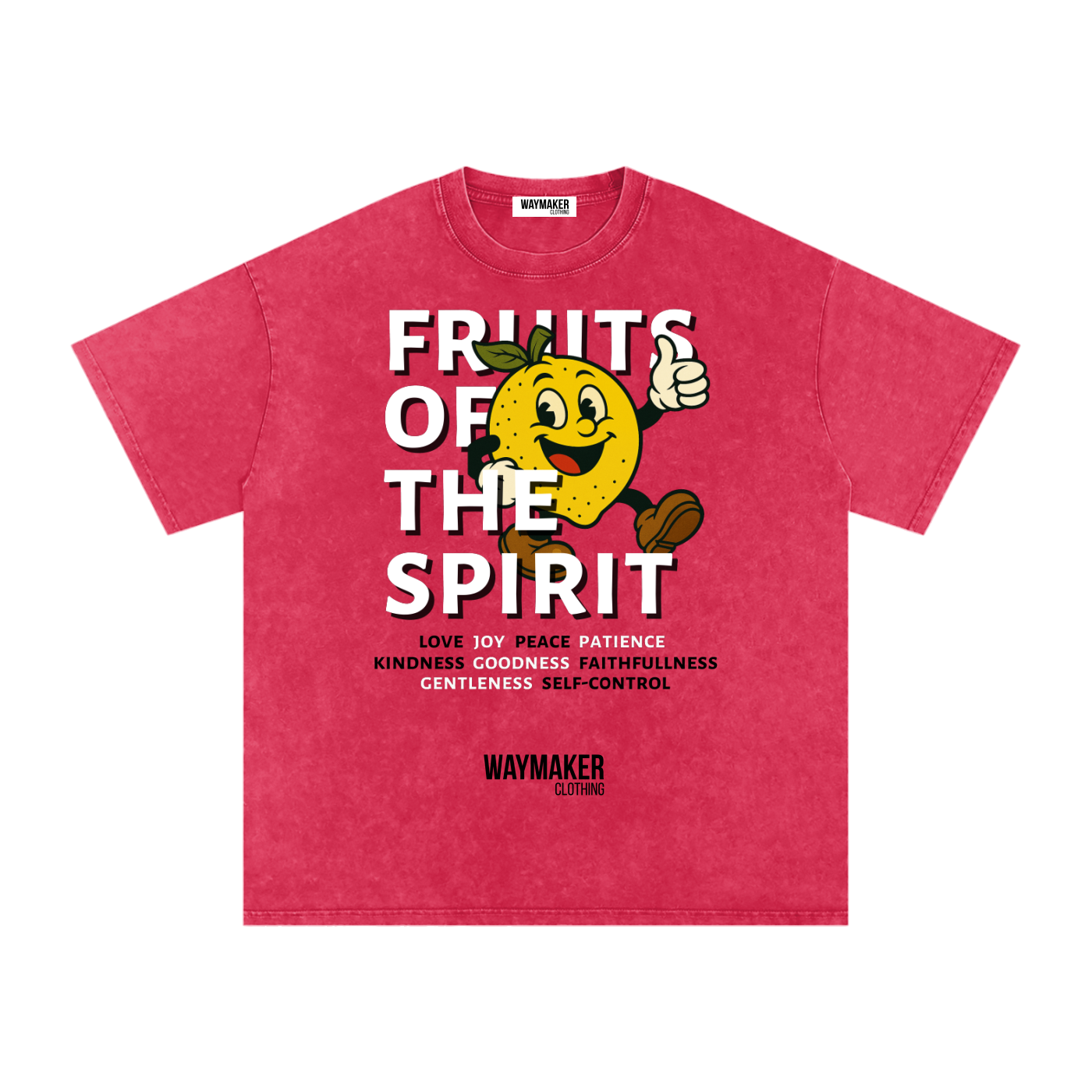 Lemon (Front Print) Fruits Of The Spirit Tee