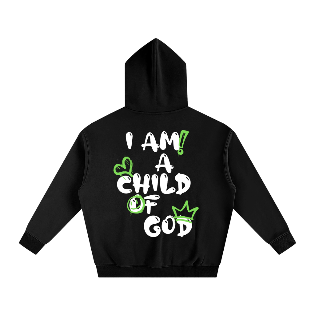Fleeced COG Oversized Essential Hoodie (Green)