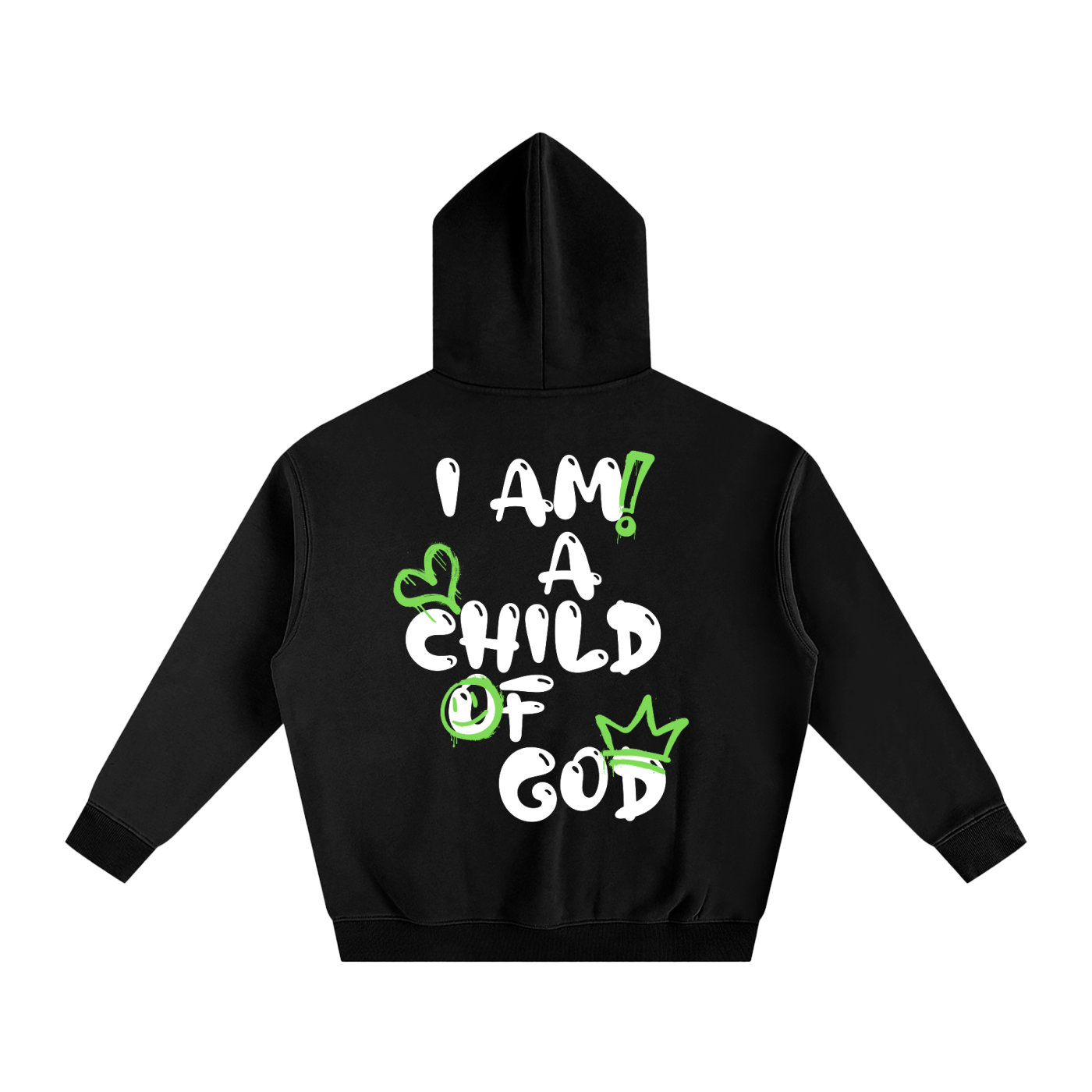 Fleeced COG Oversized Essential Hoodie (Green)