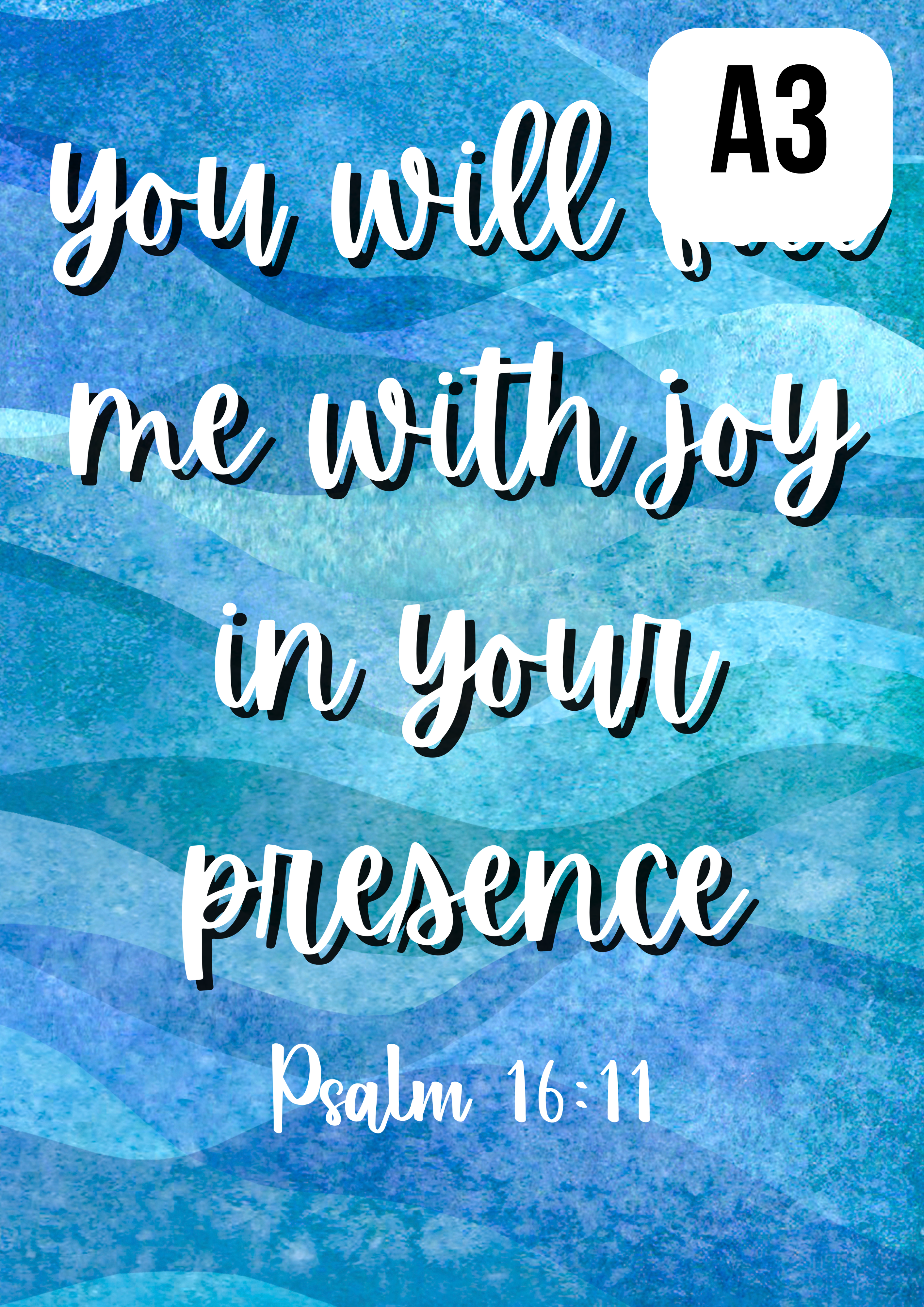 Psalm 16:11 Print