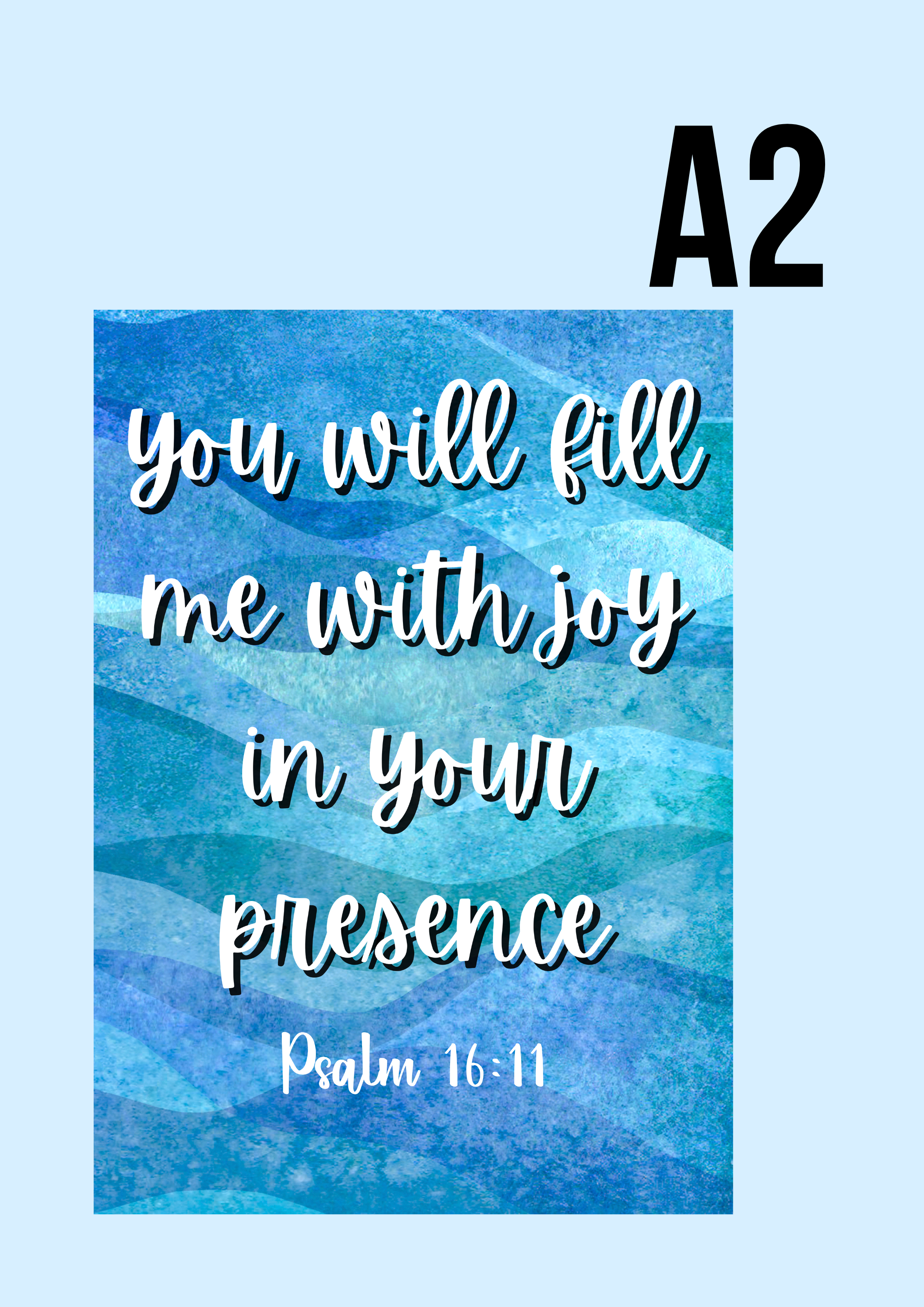 Psalm 16:11 Print