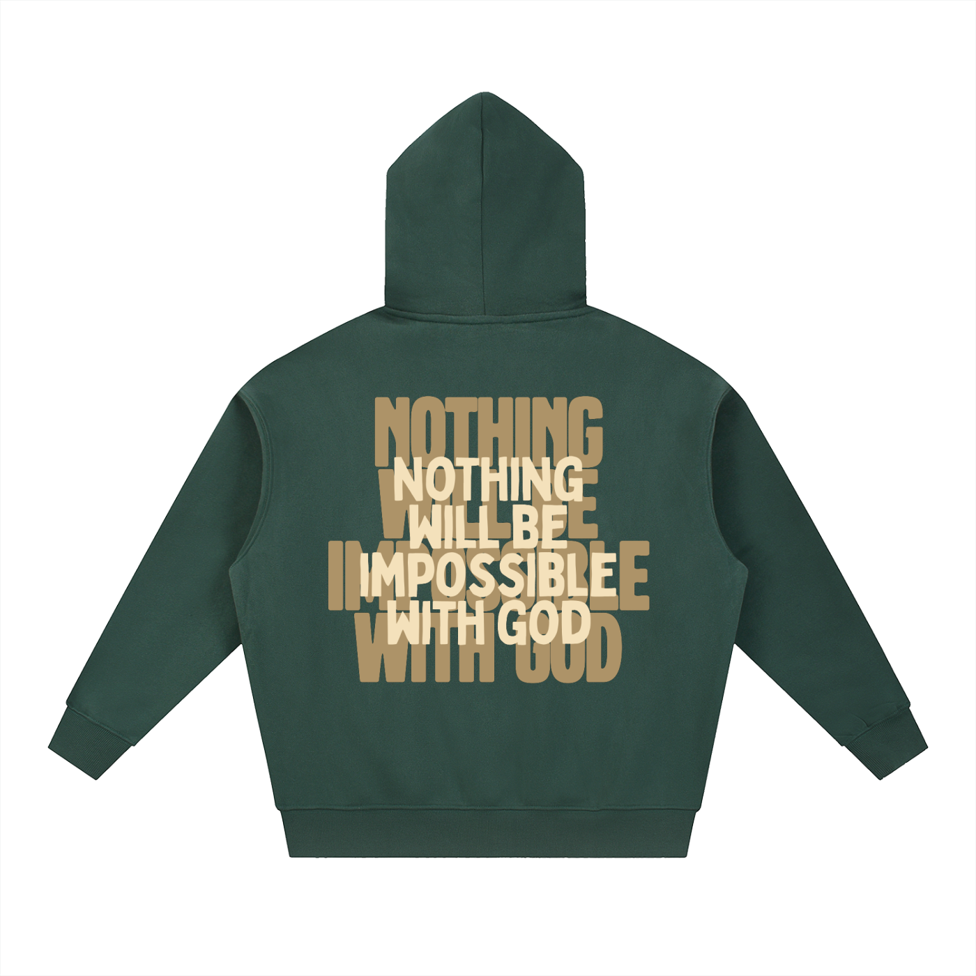 Nothing Is Impossible Fleece Zipped Hoodie