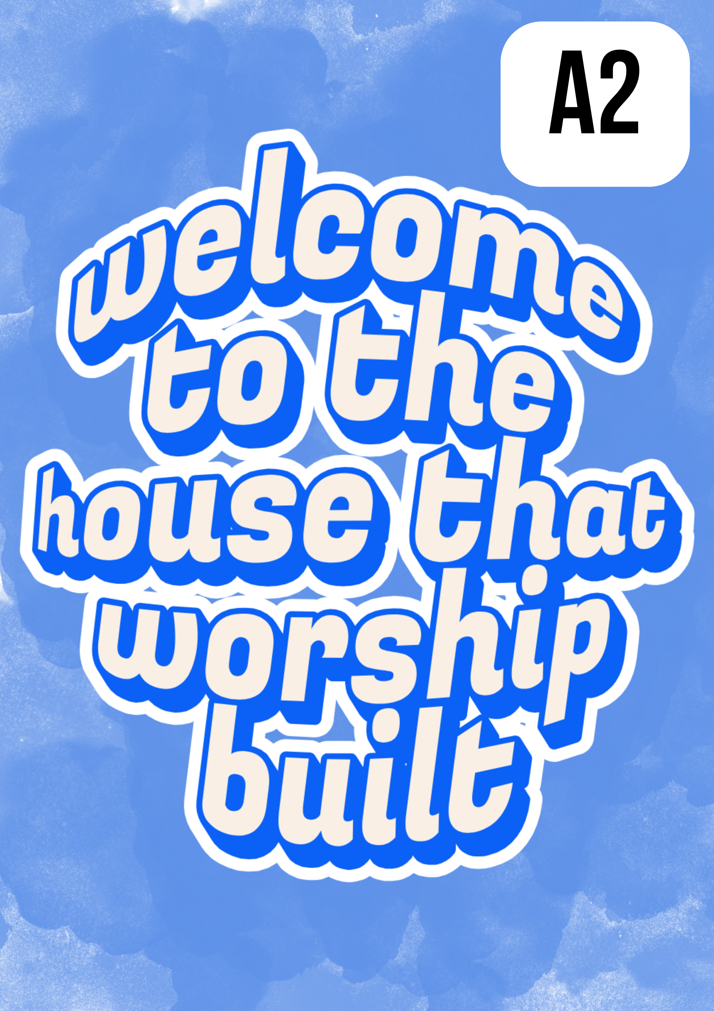 Welcome To The House Print