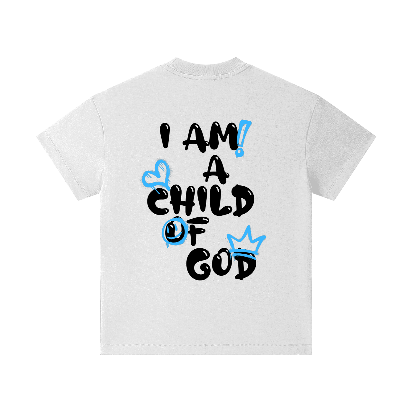 Youth Child of God Spray-paint (Blue-Black)