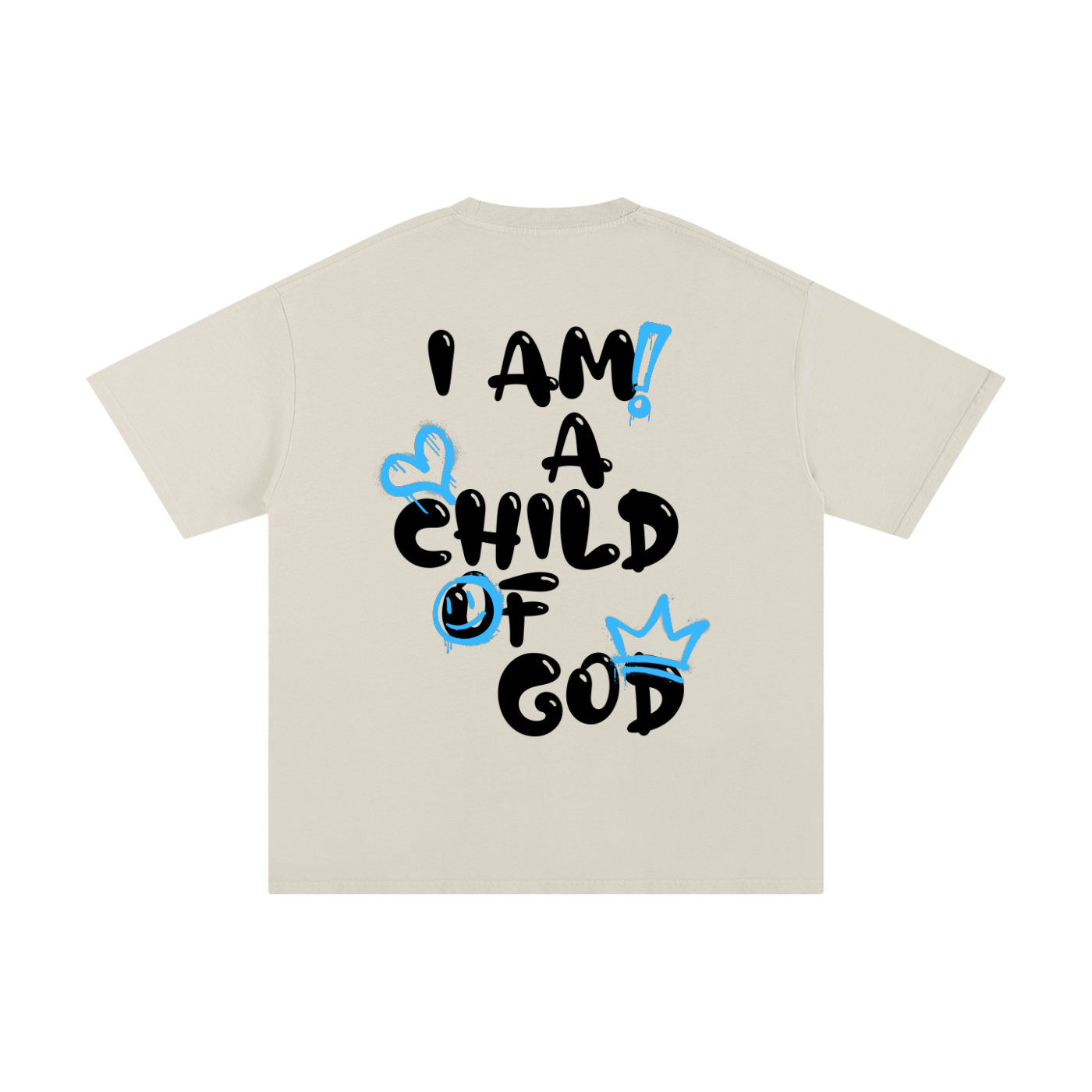 Adult Child of God Spray-paint (Blue-Black)