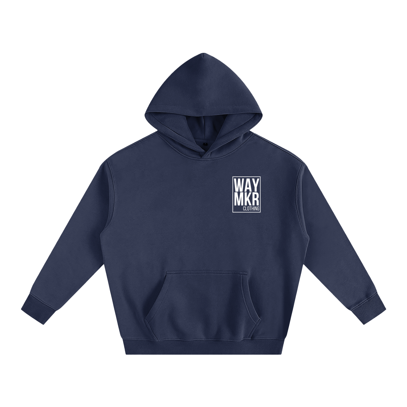 Fleeced COG Oversized Essential Hoodie (Blue)