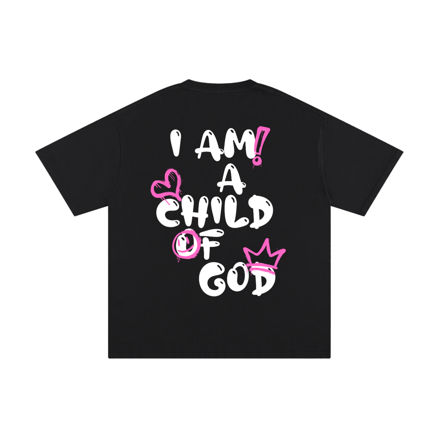 Adult Child of God Spray-paint (Pink-White)
