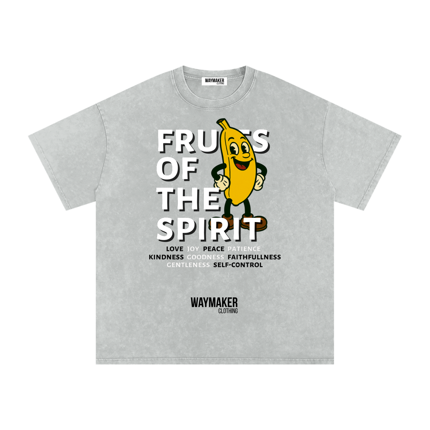 Banana (Front Print) Fruits Of The Spirit Tee