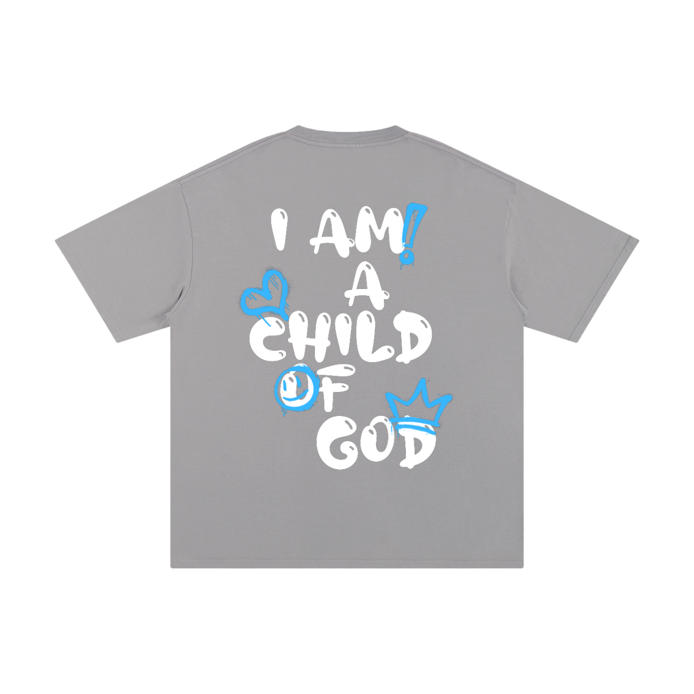 Adult Child of God Spray-paint (Blue-White)