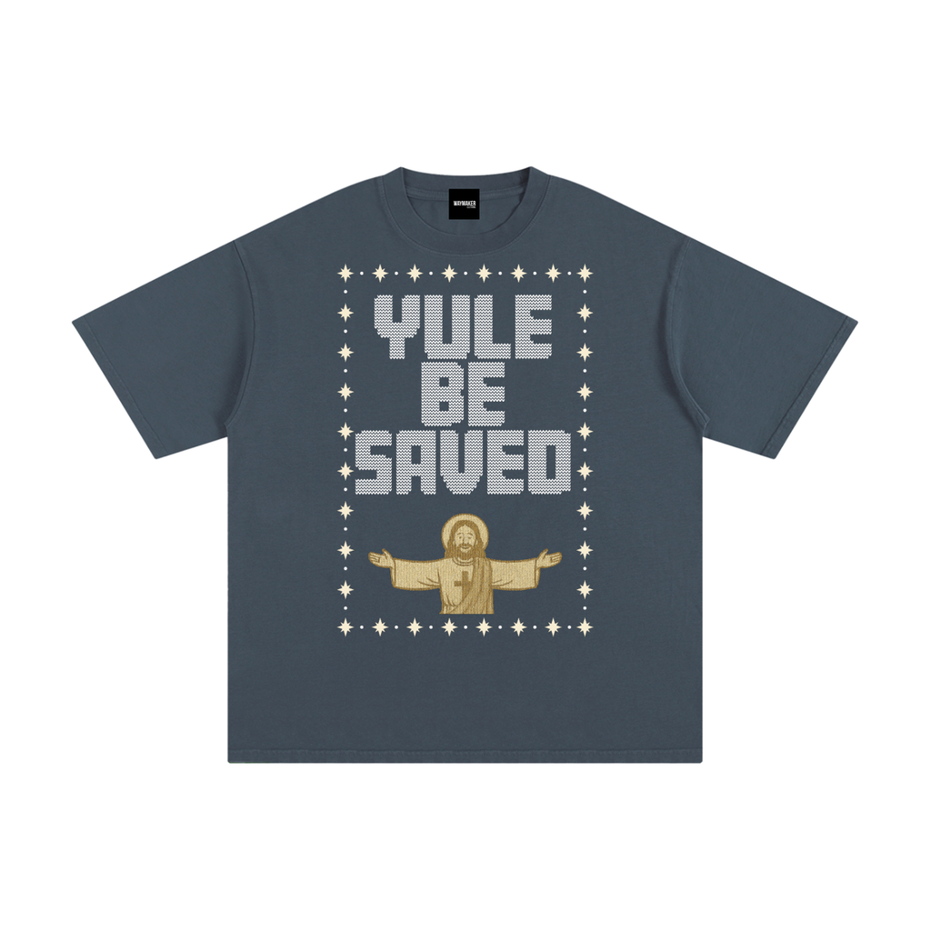 Adult Yule Be Saved "Knitted" T-Shirt