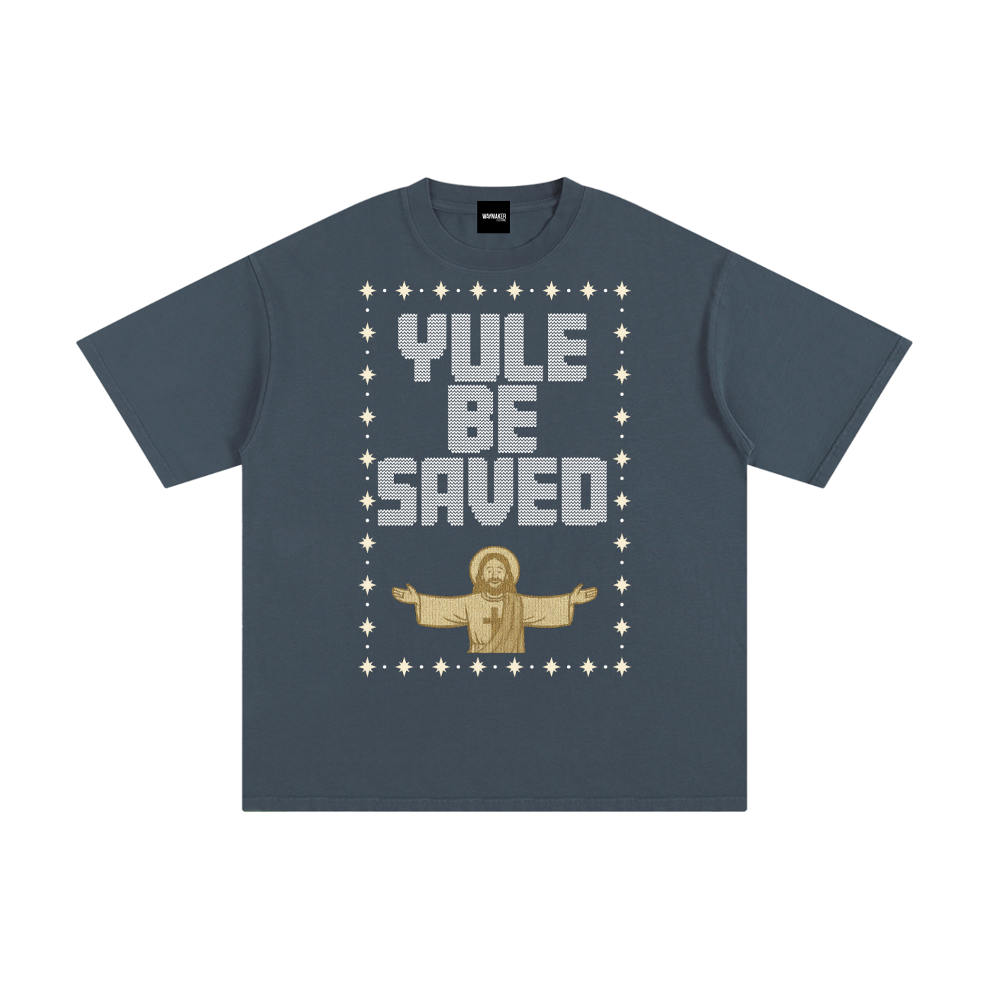 Adult Yule Be Saved "Knitted" T-Shirt