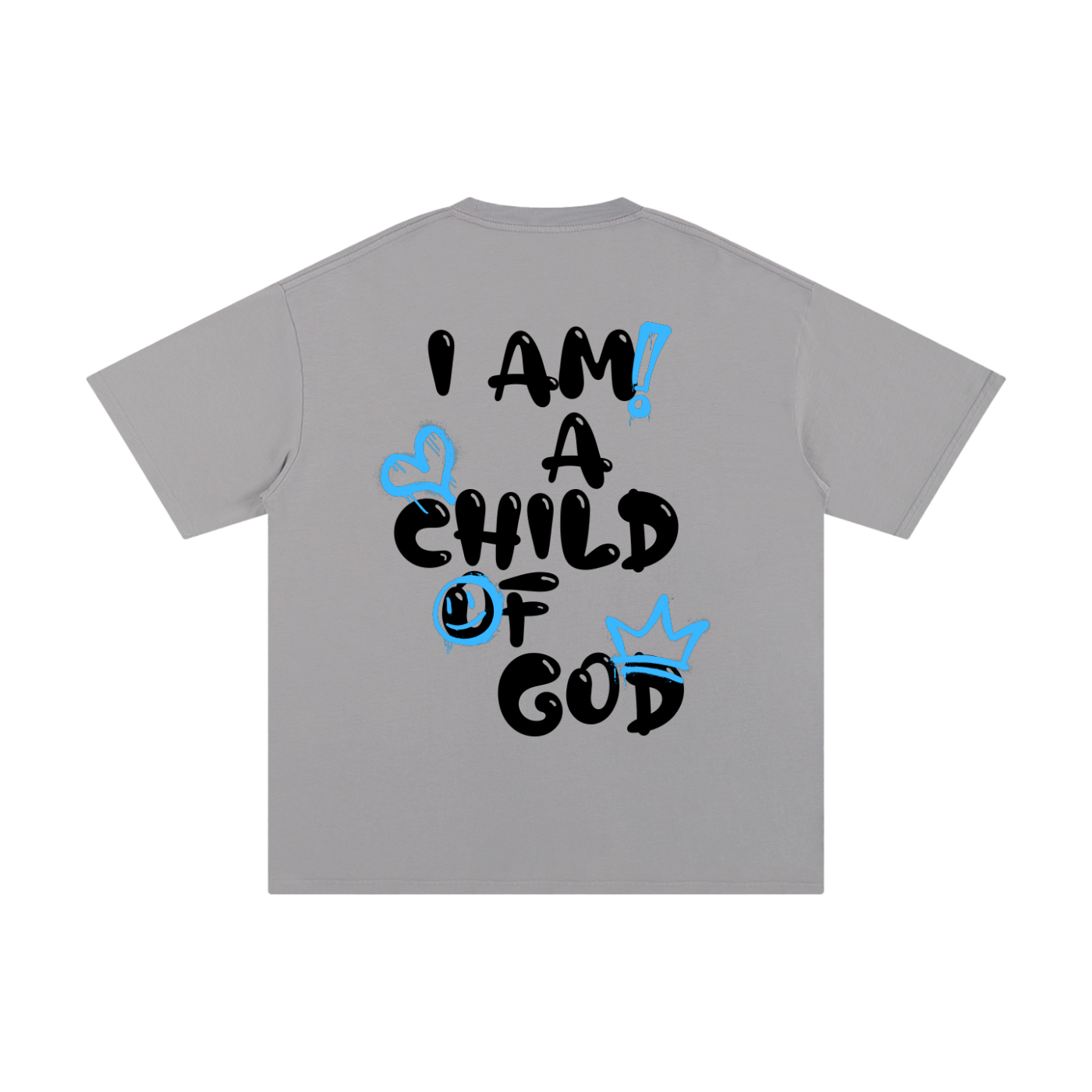 Adult Child of God Spray-paint (Blue-Black)