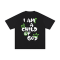 Adult Child of God T-Shirt (Green-White)