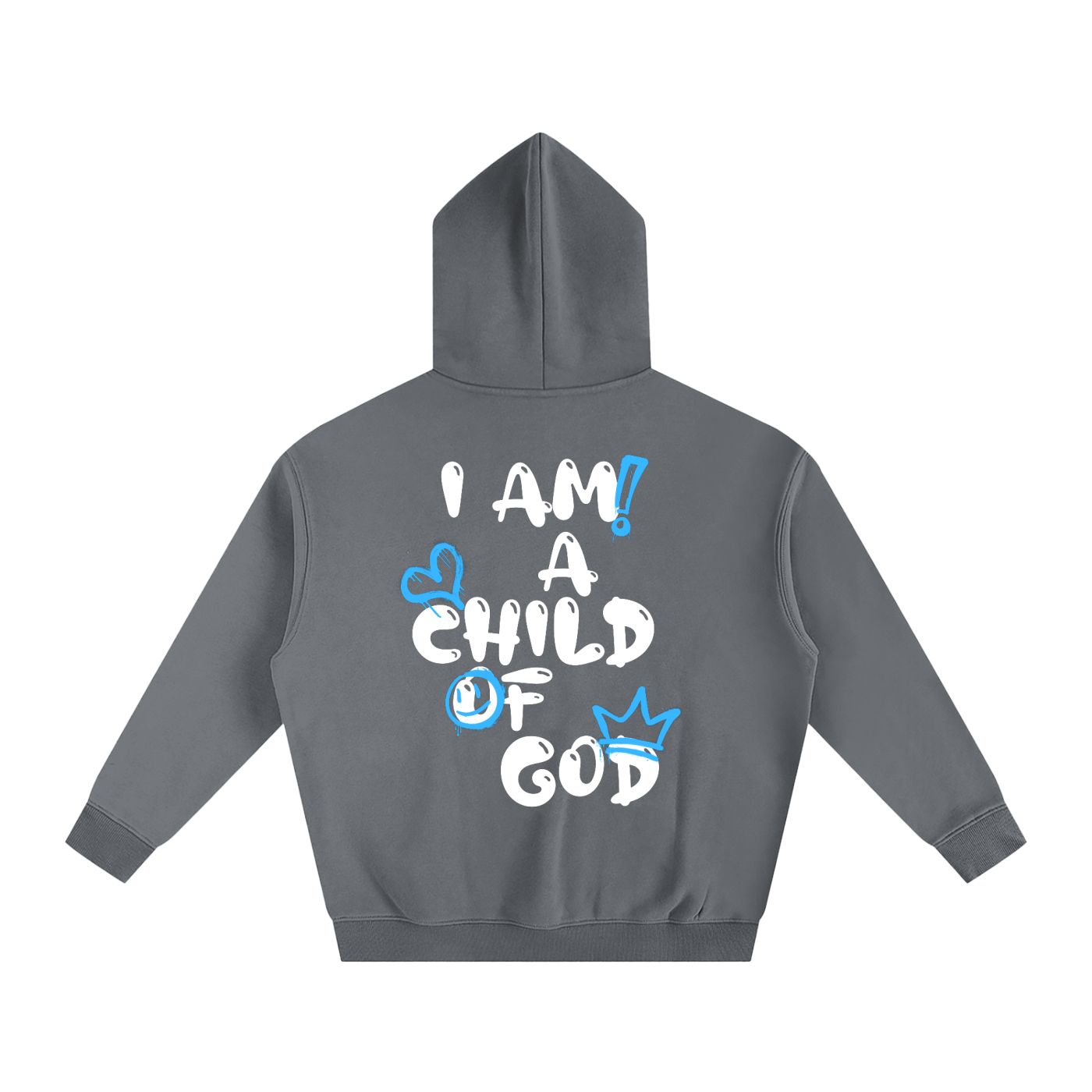 Fleeced COG Oversized Essential Hoodie (Blue)
