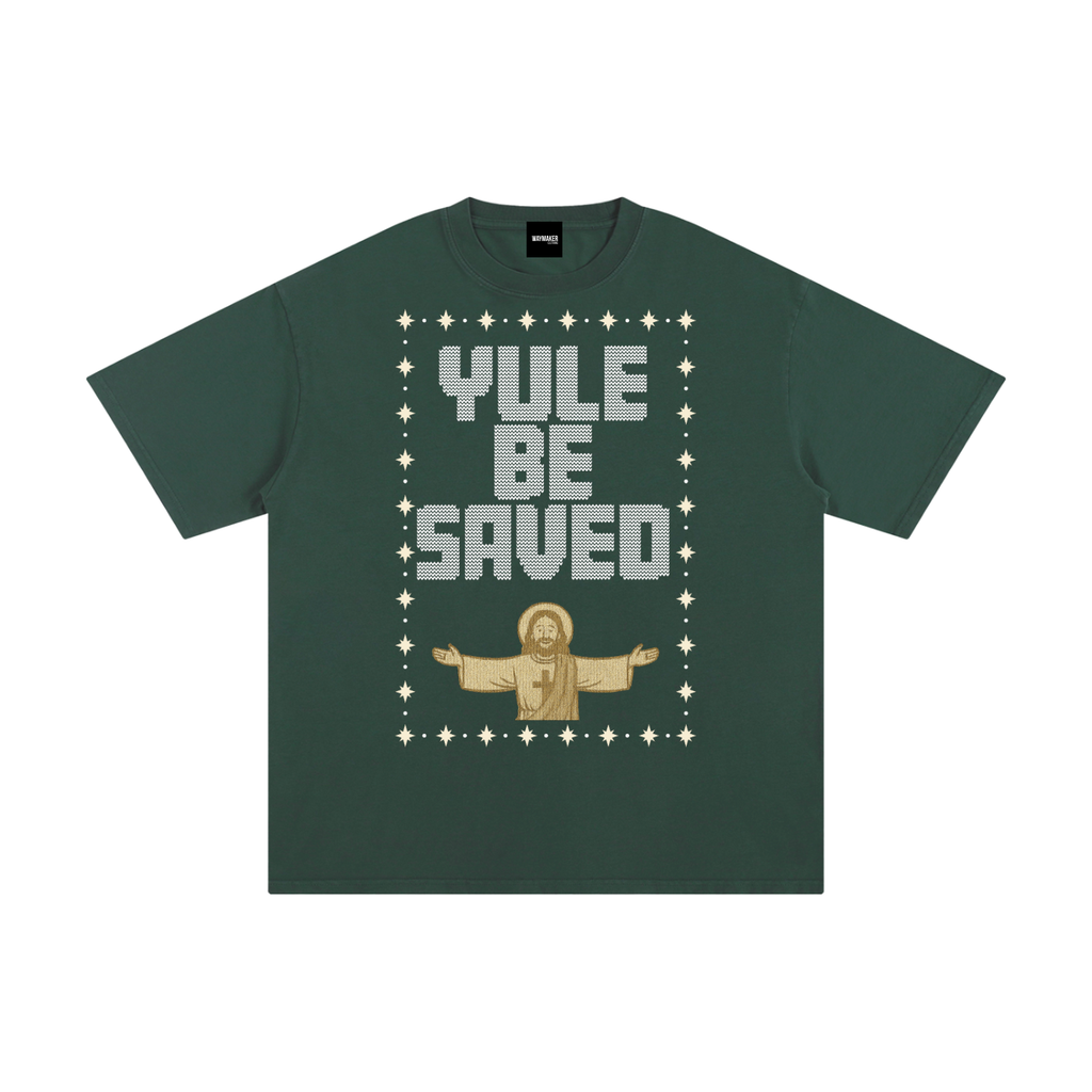 Adult Yule Be Saved "Knitted" T-Shirt
