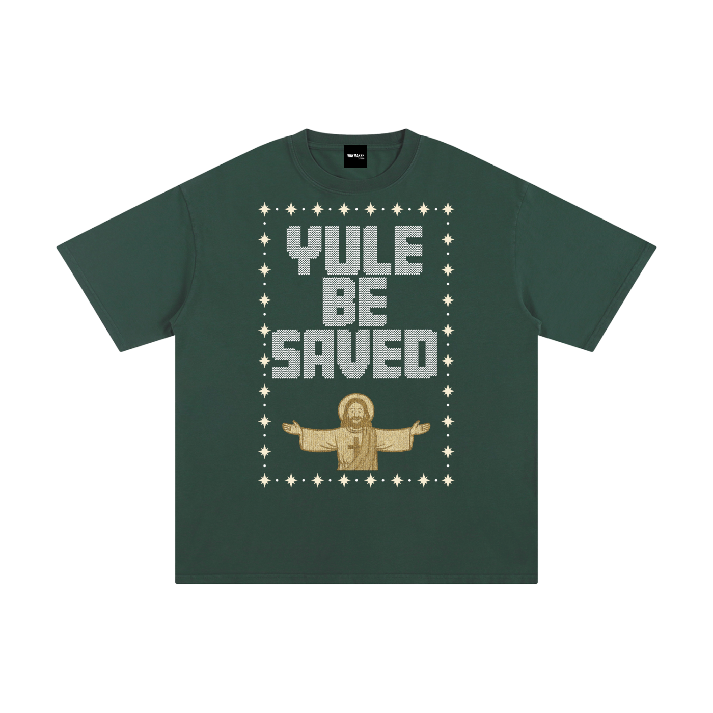 Adult Yule Be Saved "Knitted" T-Shirt