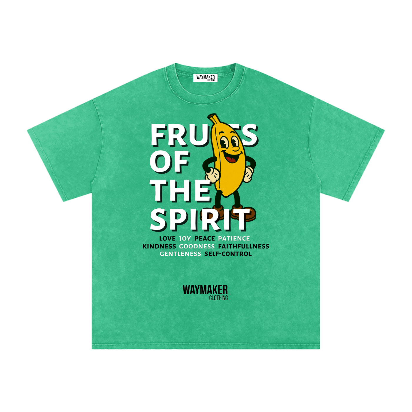 Banana (Front Print) Fruits Of The Spirit Tee