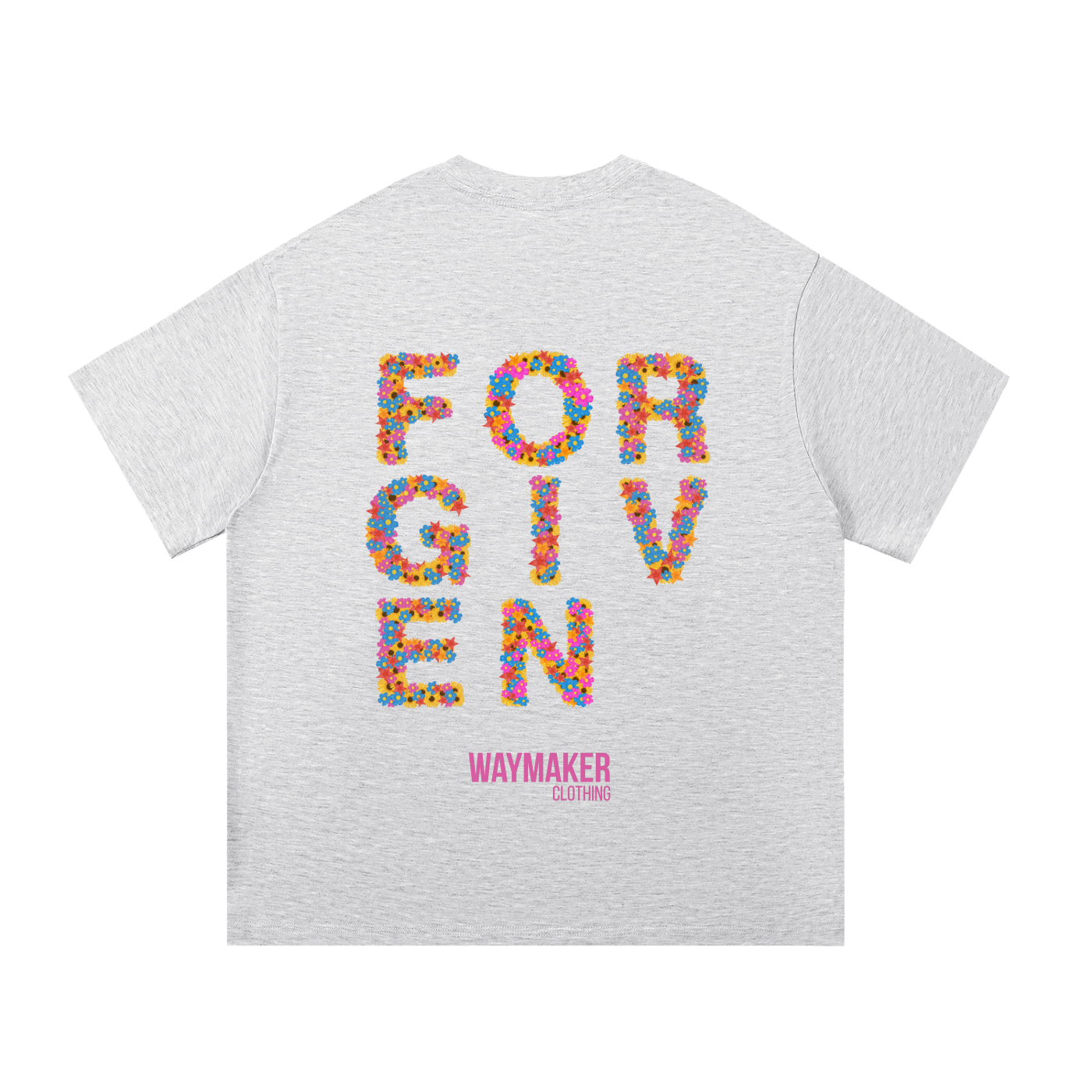 Forgiven Flower Adult T-Shirt