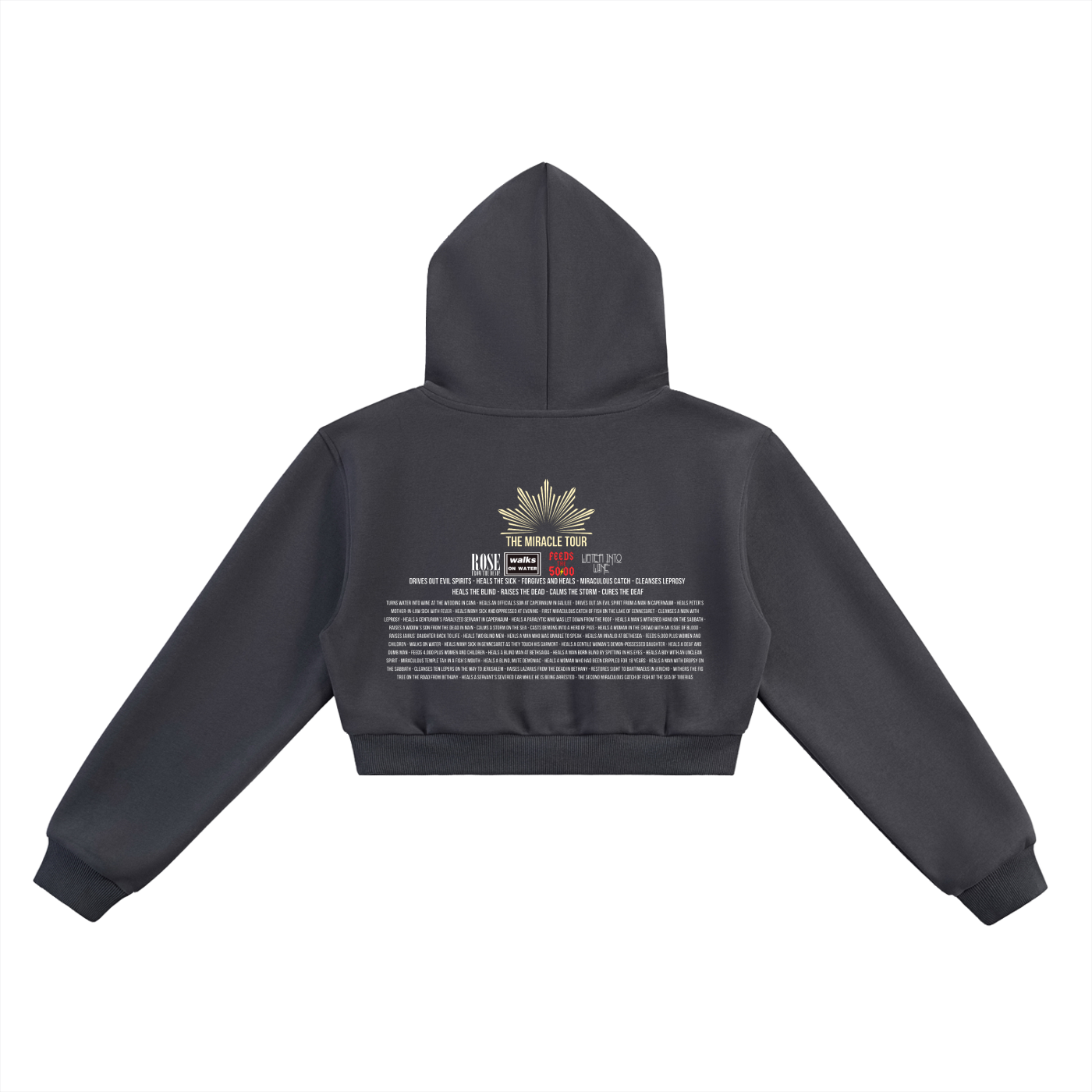 The Miracle Tour Cropped Hoodie