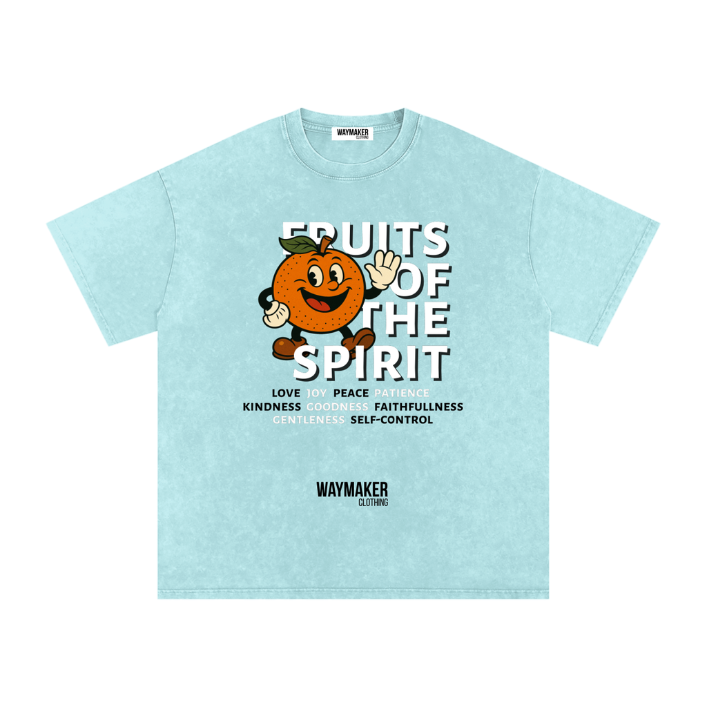 Orange (Front Print) Fruits Of The Spirit Tee