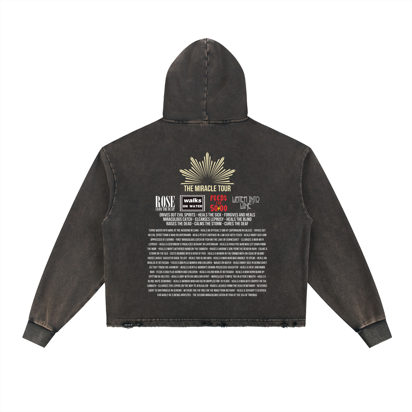 The Miracle Tour Rough Hoodie