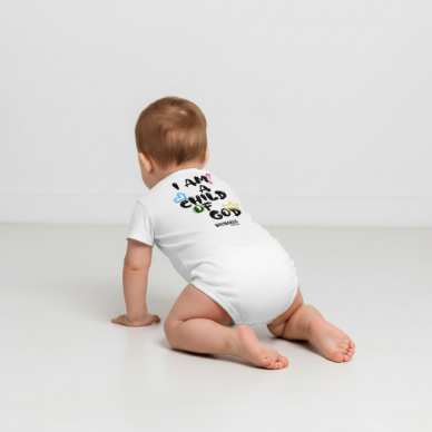 Child Of God Baby Bodysuit (Light)