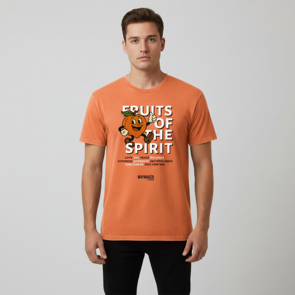 Peach (Front Print) Fruits Of The Spirit Tee