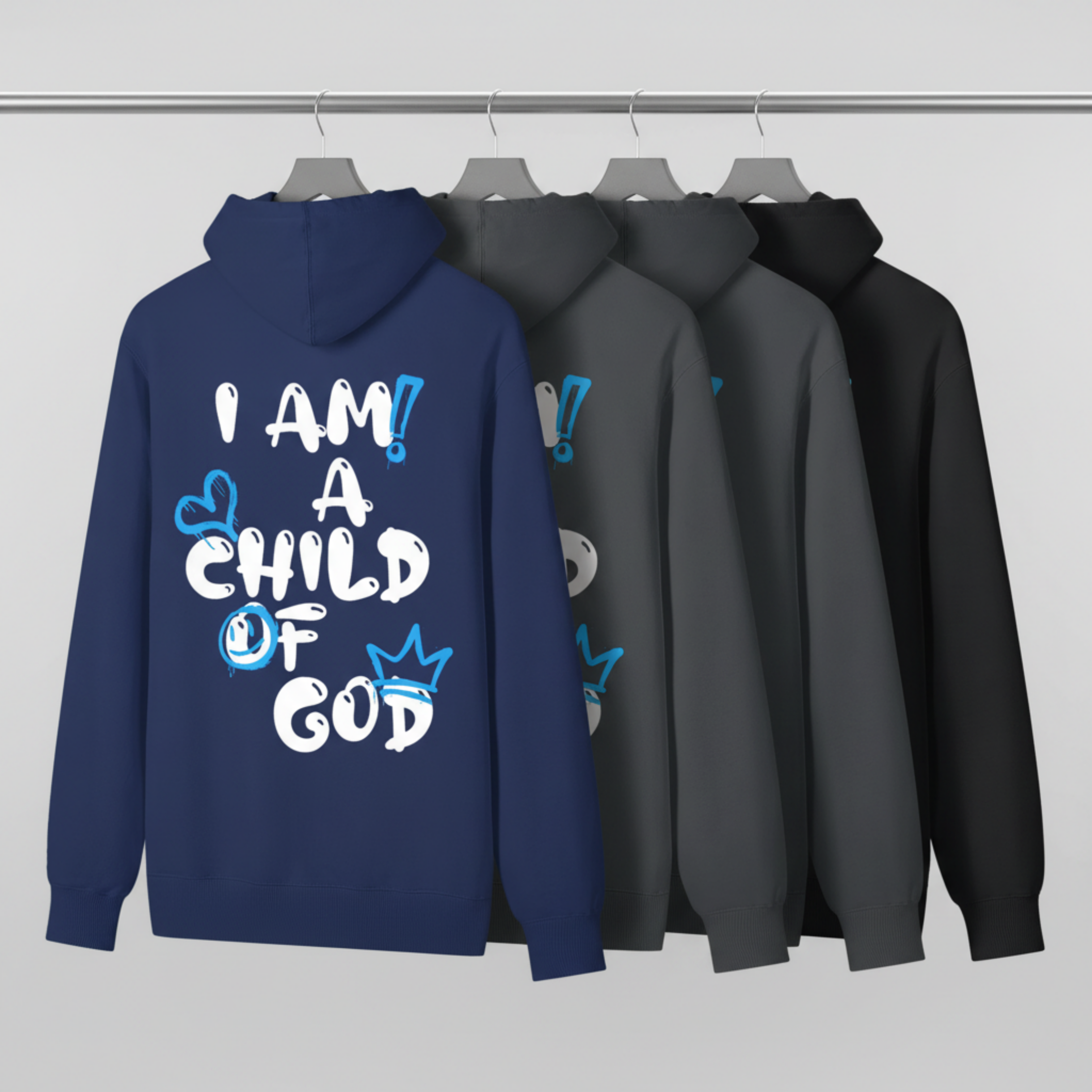 Child Of God Essential Hoodie (Blue)