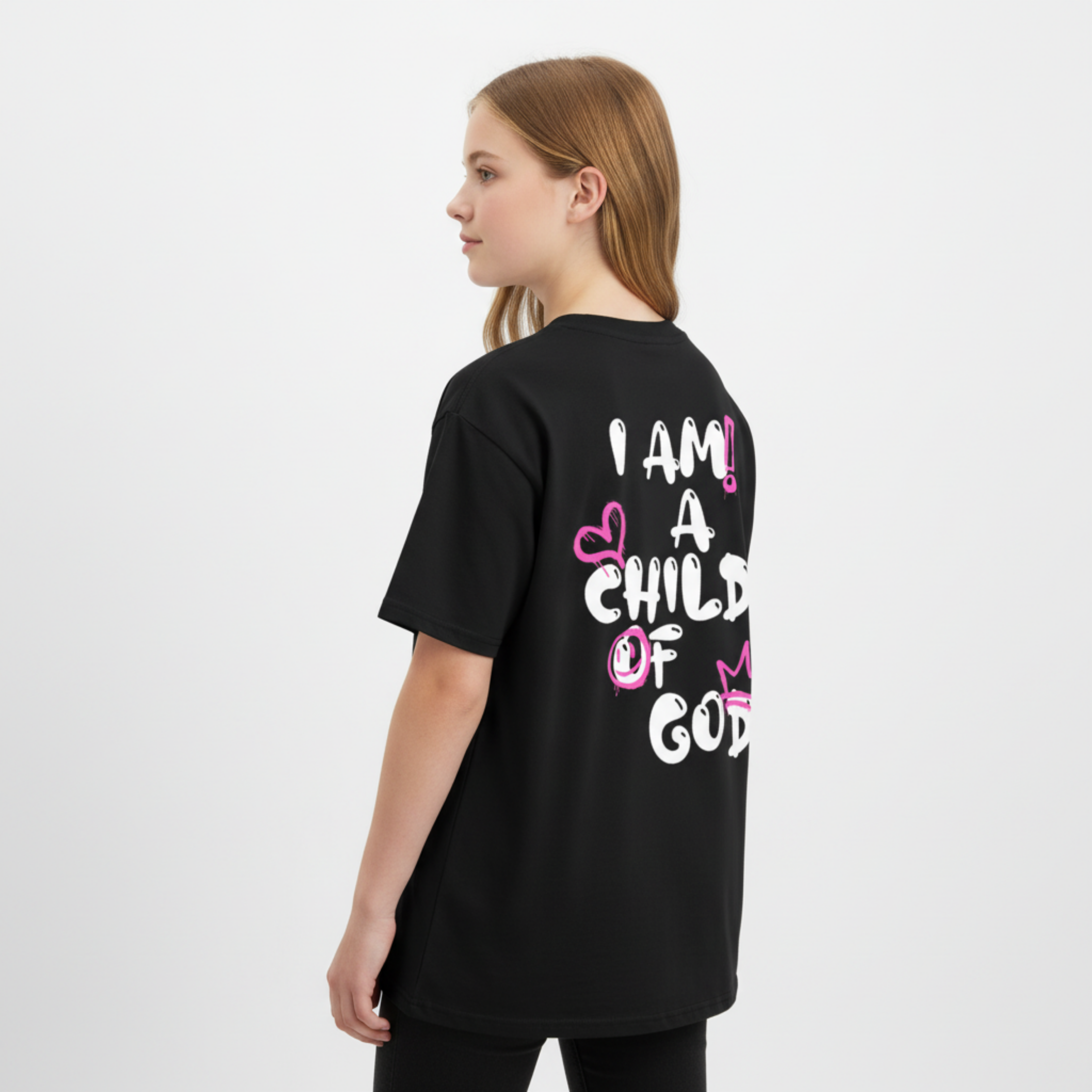 Youth Child of God Spray-Paint (Pink-White)
