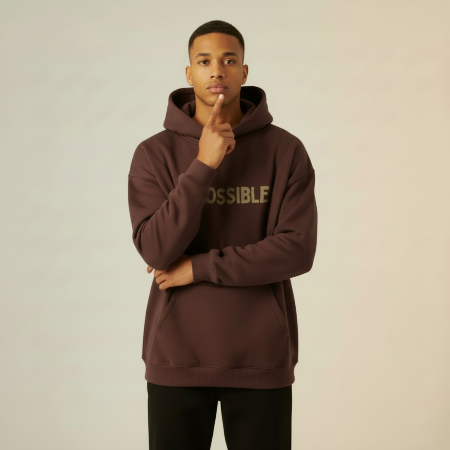 Nothing Is Impossible Oversized Hoodie