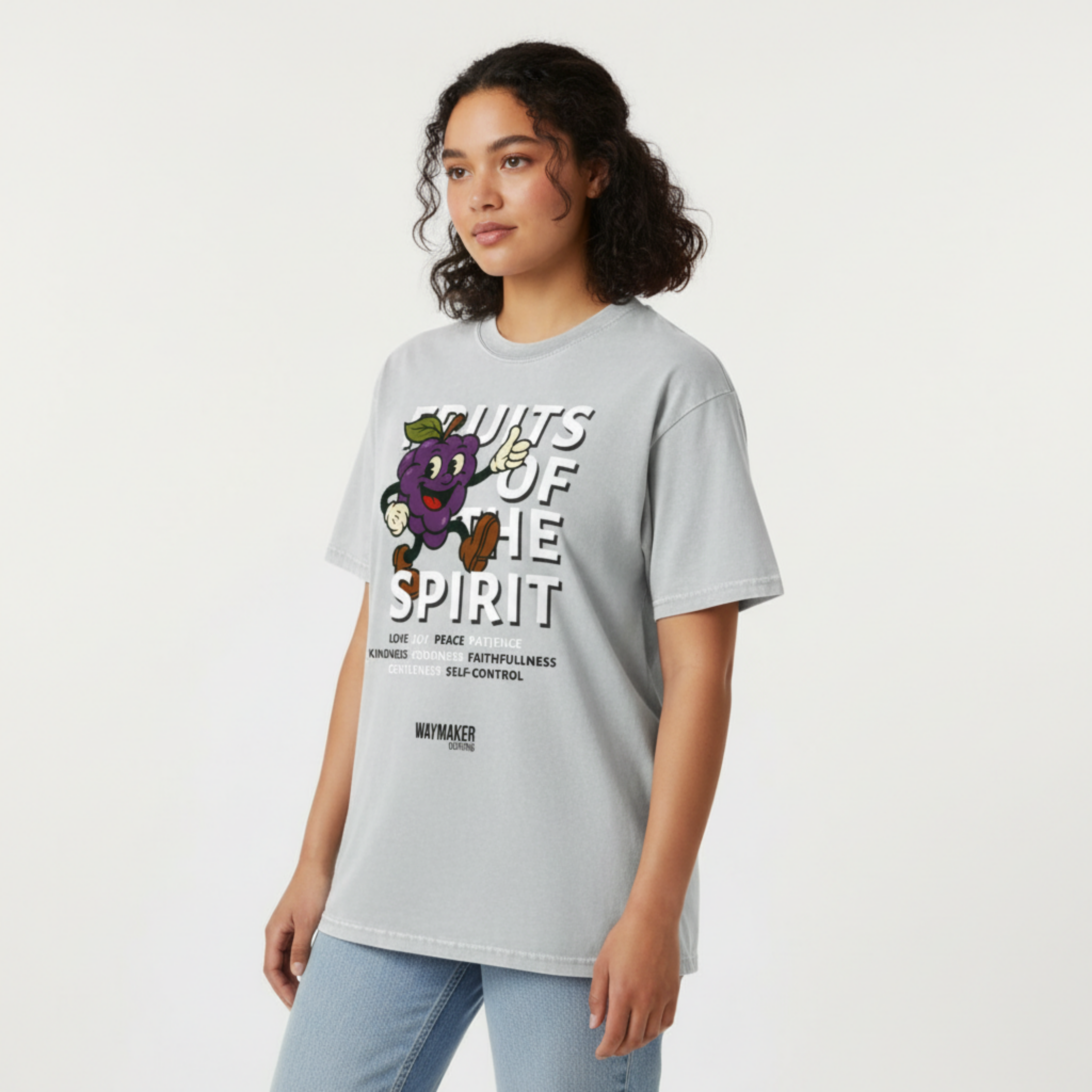 Grape (Front Print) Fruits Of The Spirit Tee