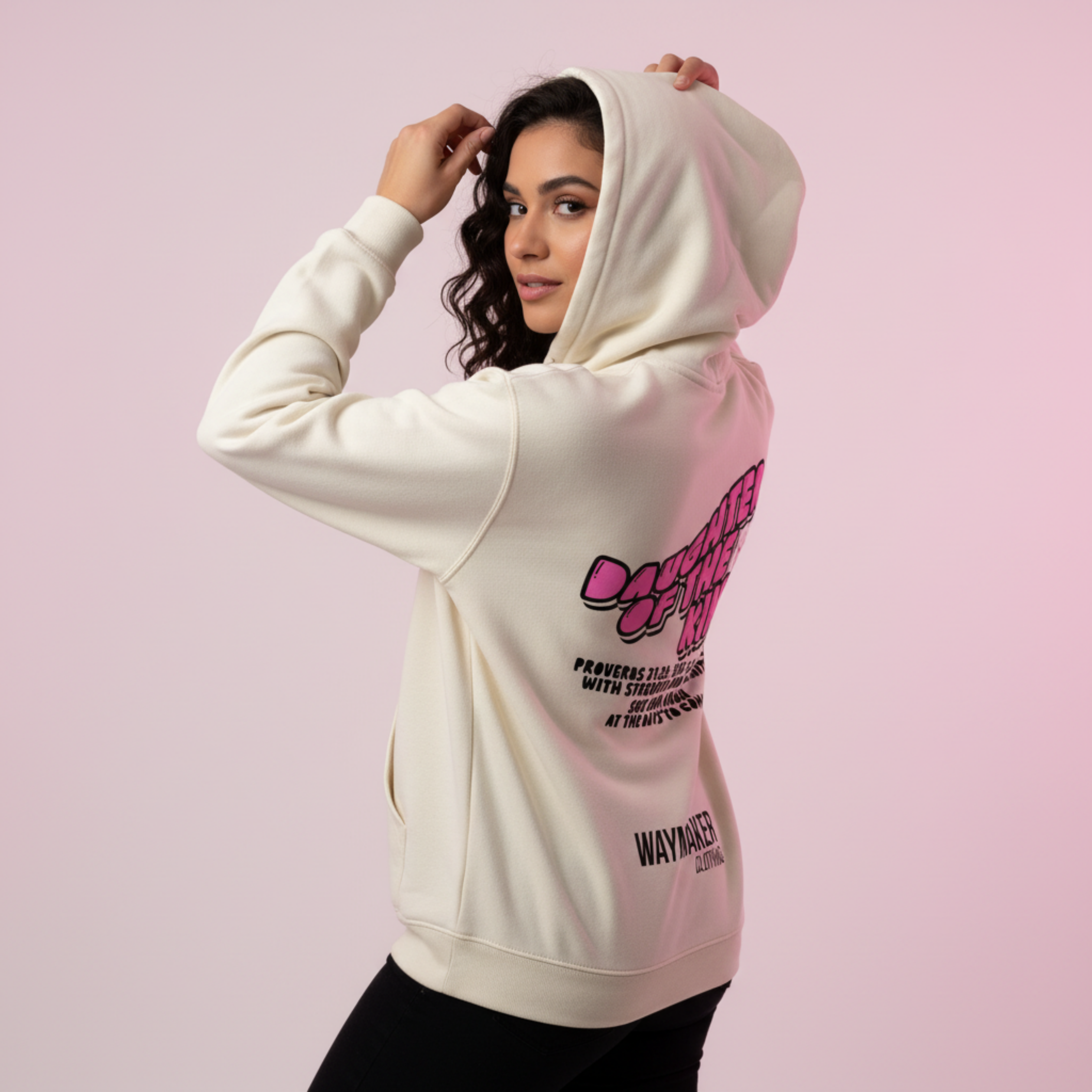 Daughter Of The King Adult Fleeced Hoodie