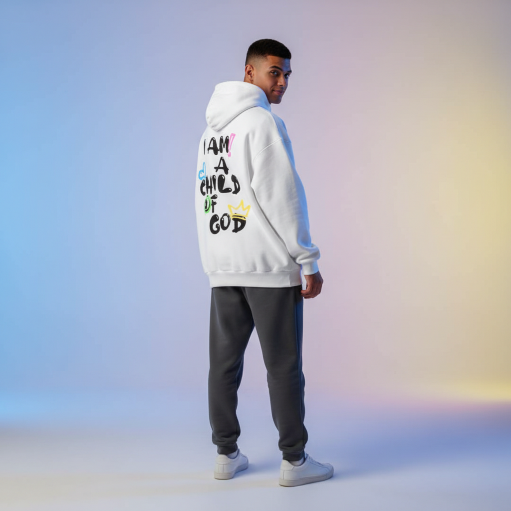 Child Of God Oversized Spray-Paint Hoodie (All Colour)
