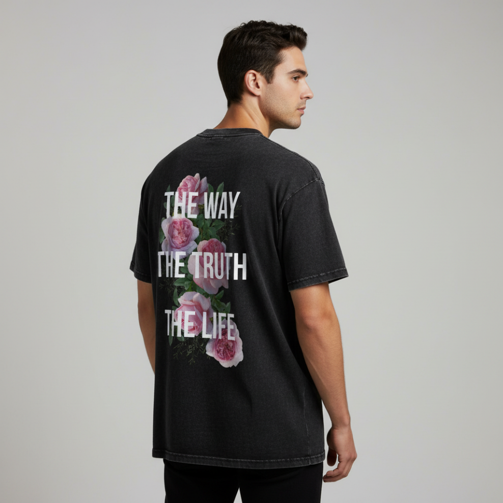 Way, Truth, Life T-Shirt (Rose)