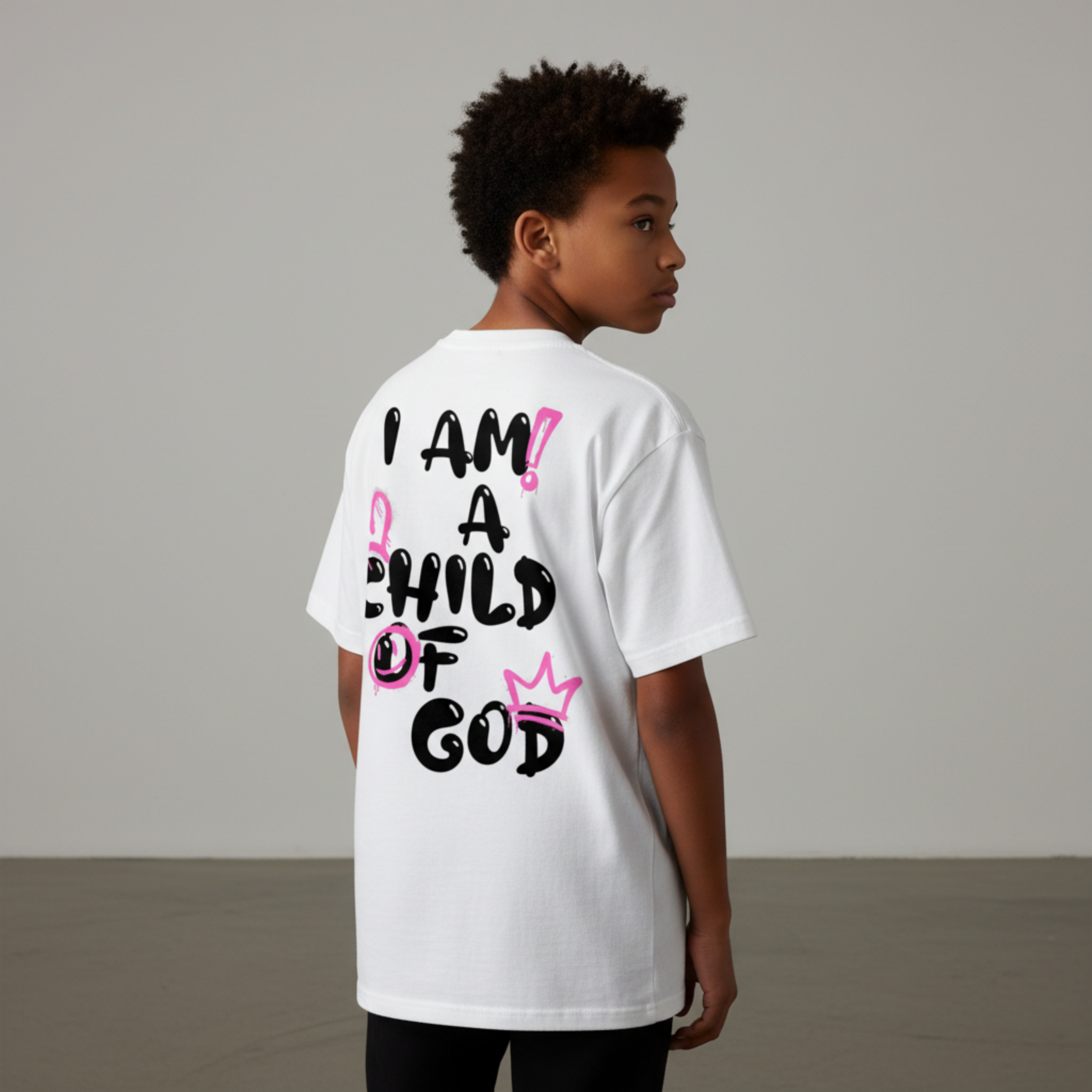 Youth Child of God Spray-paint (Pink-Black)
