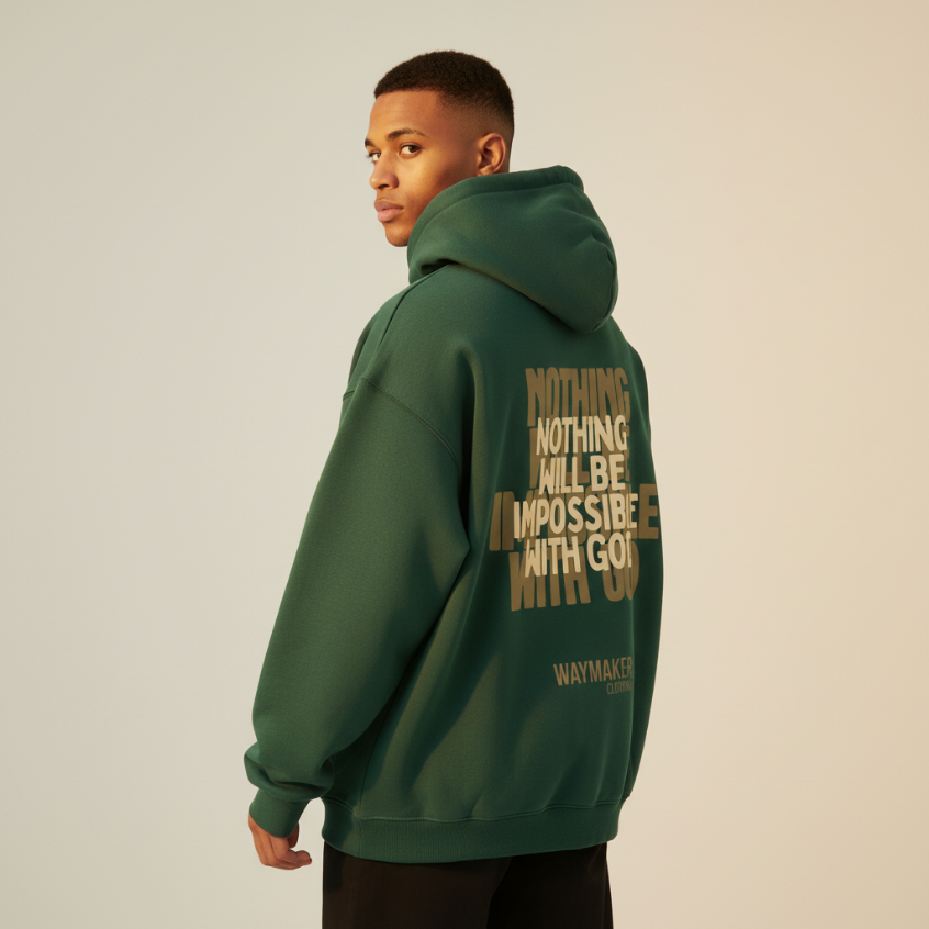 Nothing Is Impossible Oversized Hoodie