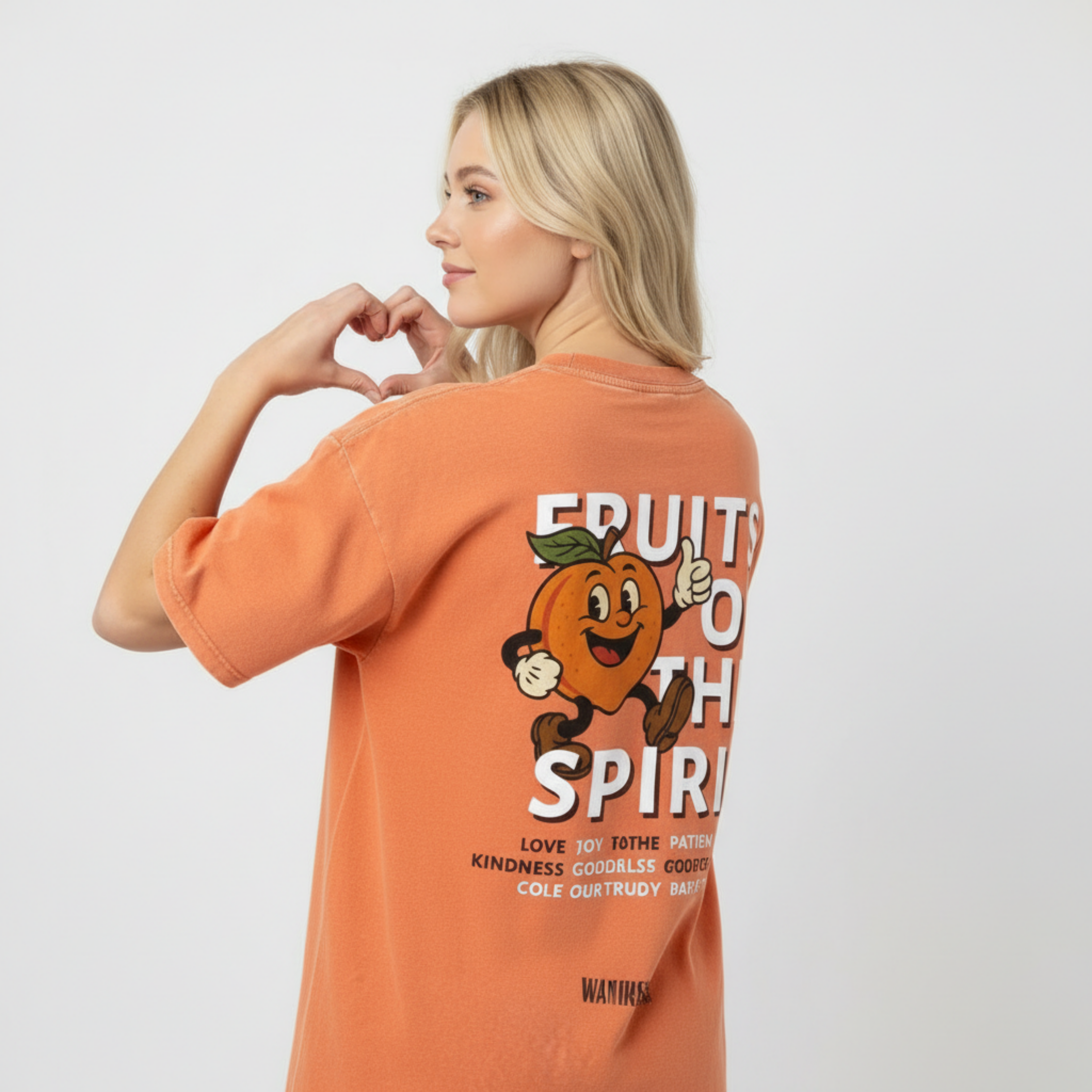Peach (Back Print) Fruits Of The Spirit Tee