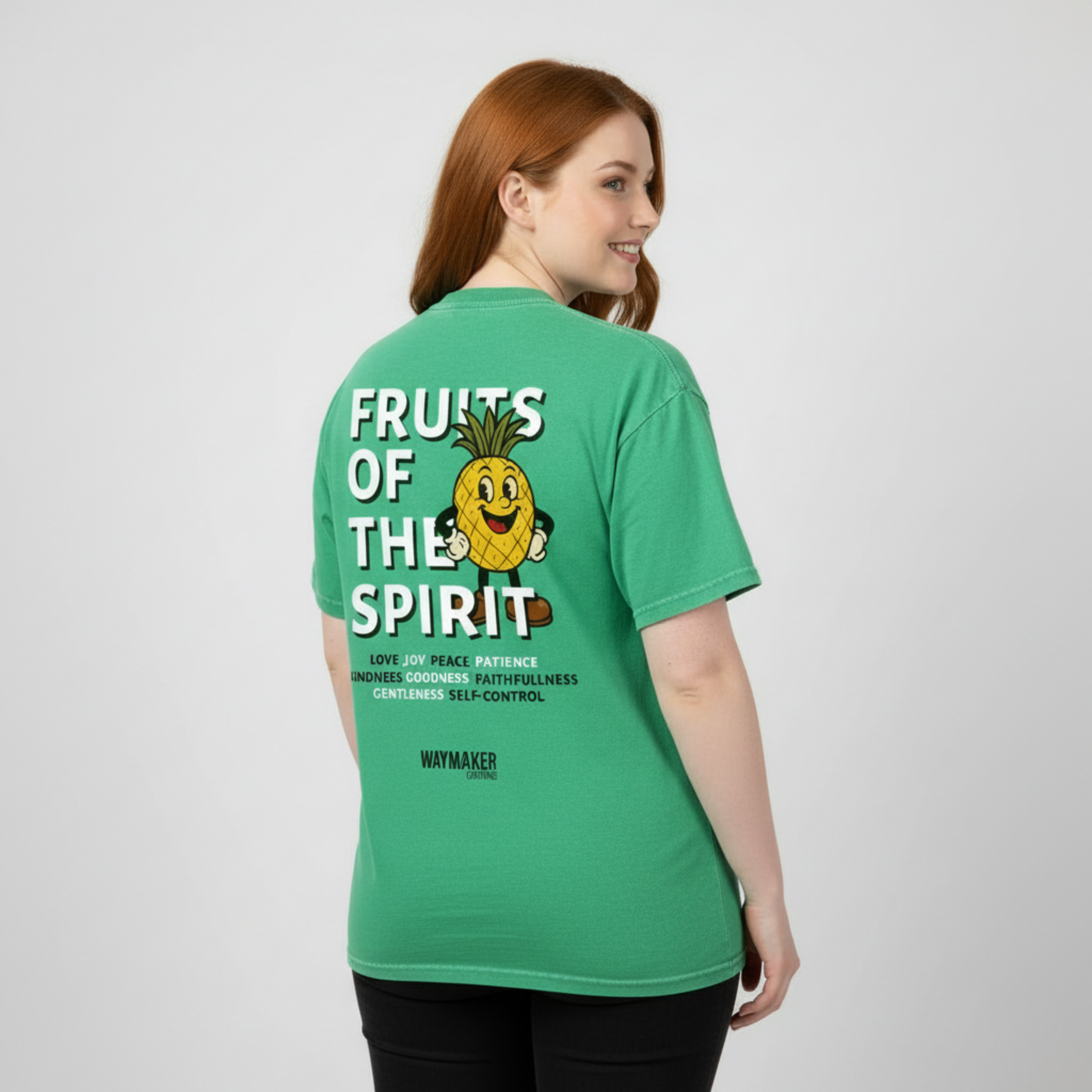 Pineapple (Back Print) Fruits Of The Spirit Tee