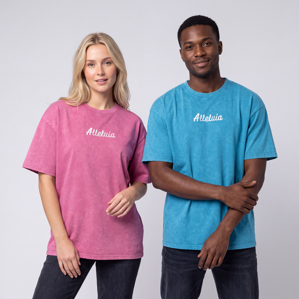 Alleluia Embroidered T-Shirt