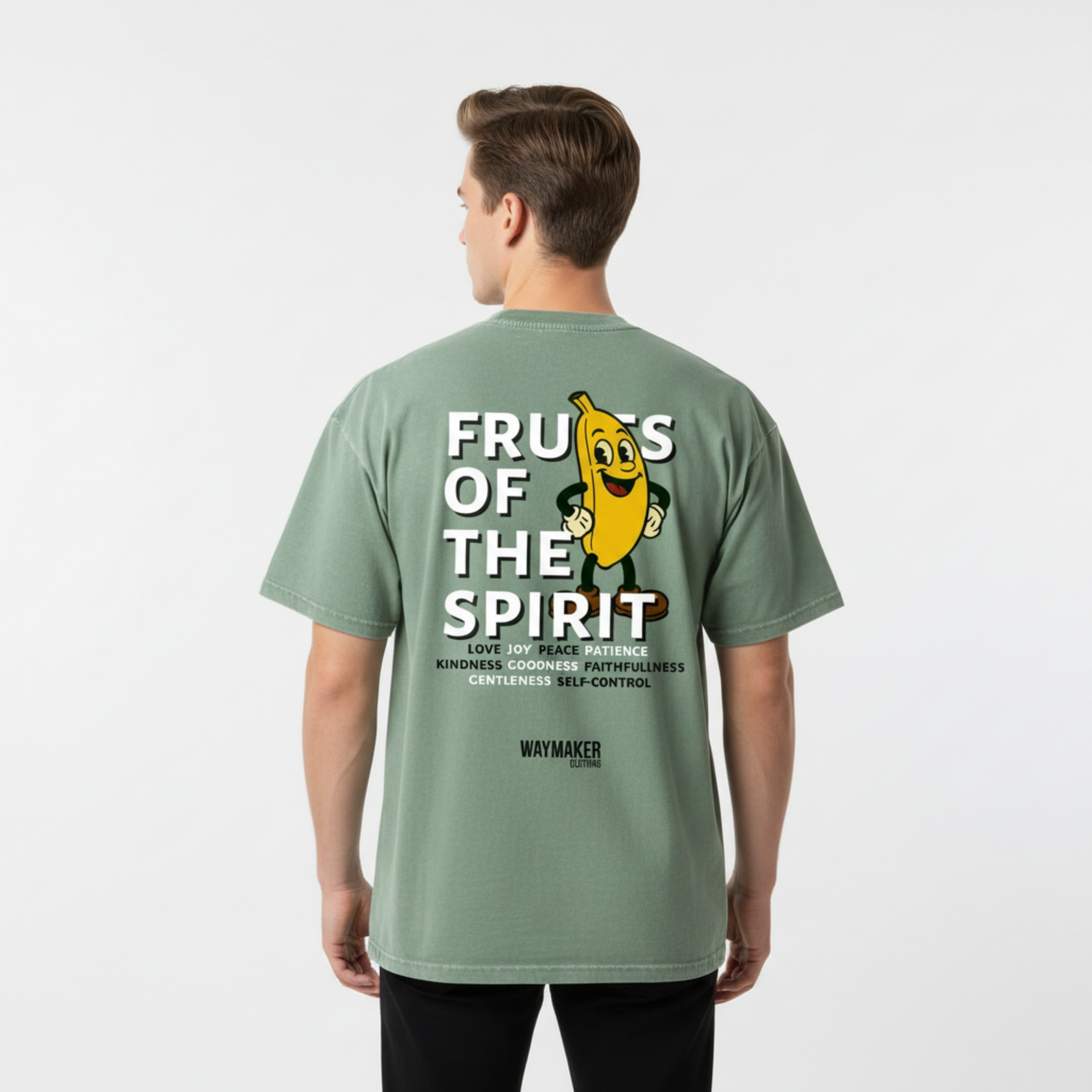 Banana (Back Print) Fruits Of The Spirit Tee