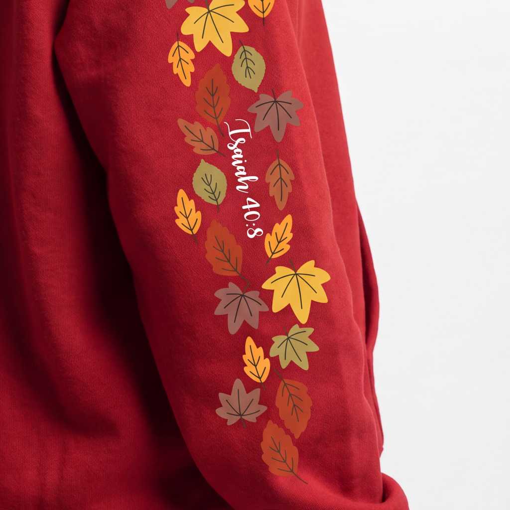 Isaiah 40:8 Fleeced Hoodie