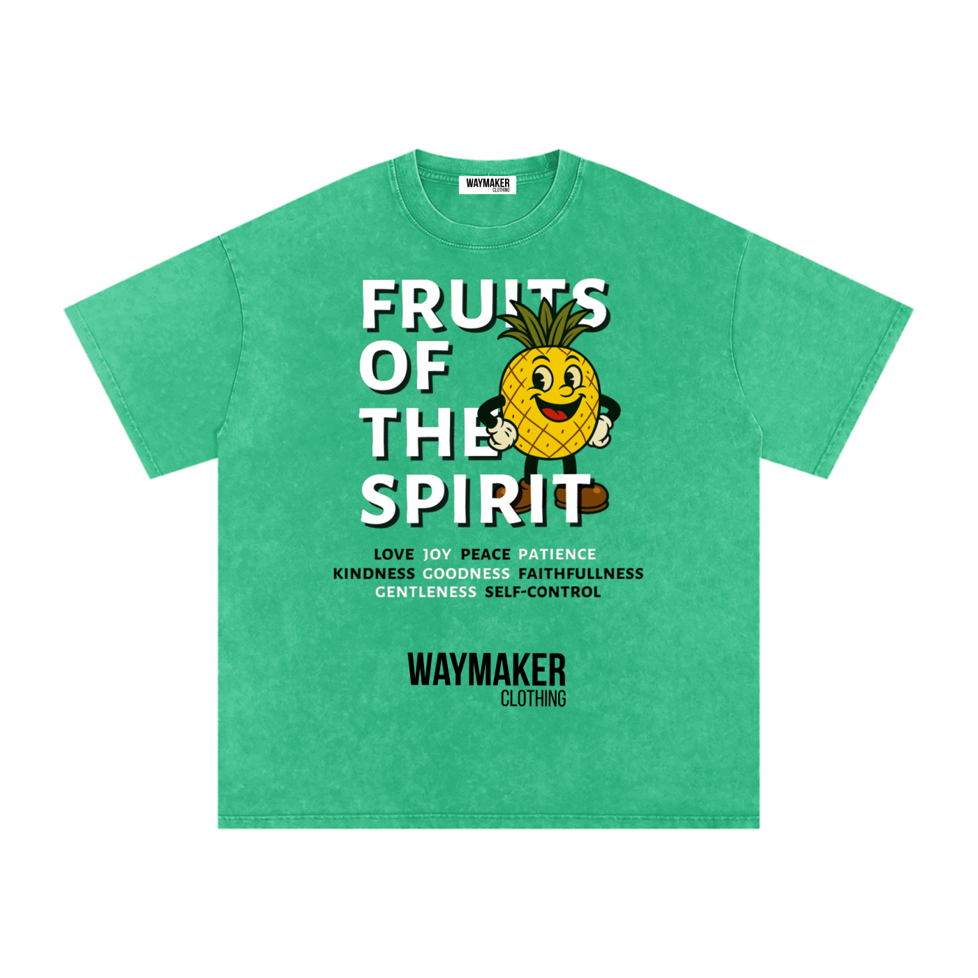 Pineapple (Front Print) Fruits Of The Spirit Tee