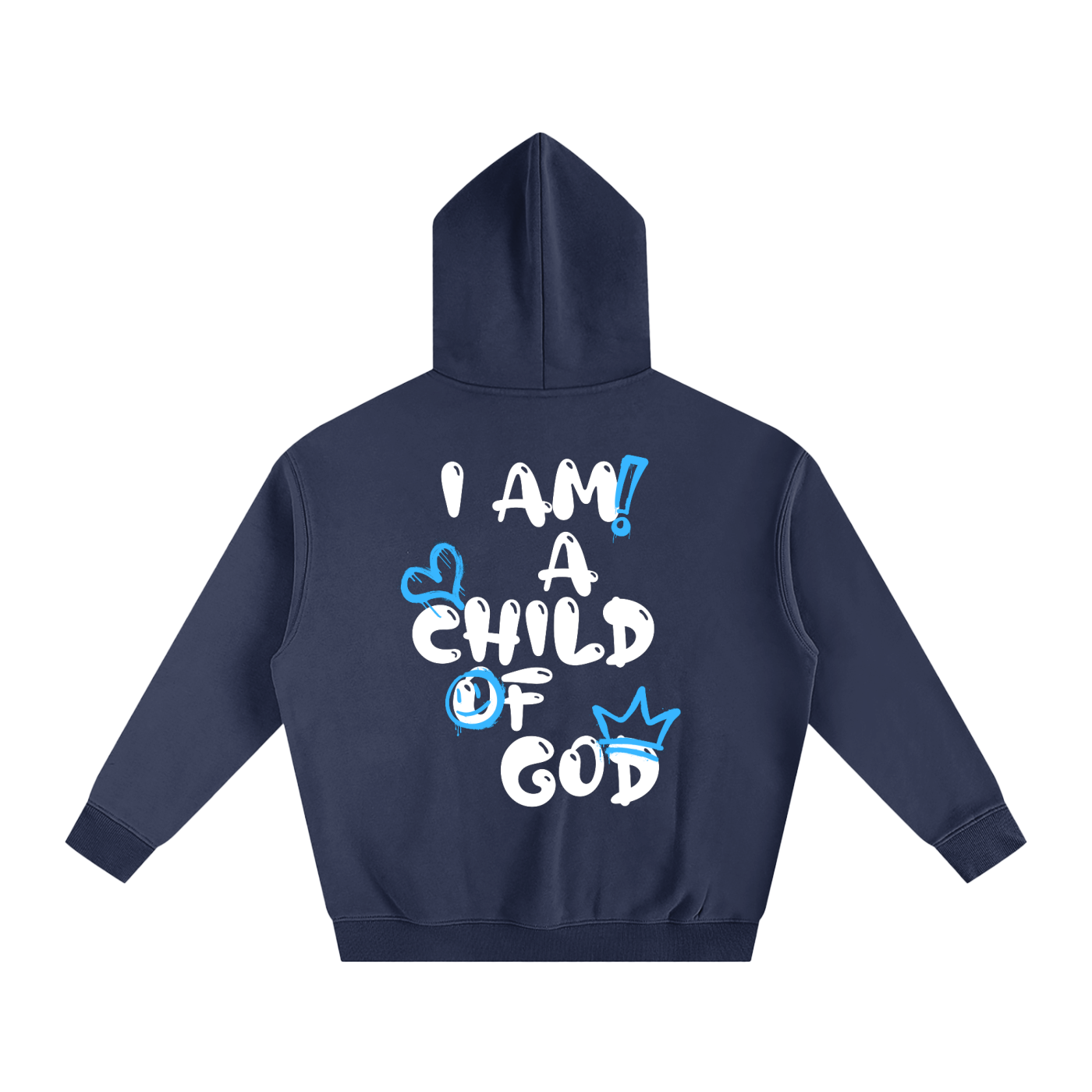 Fleeced COG Oversized Essential Hoodie (Blue)