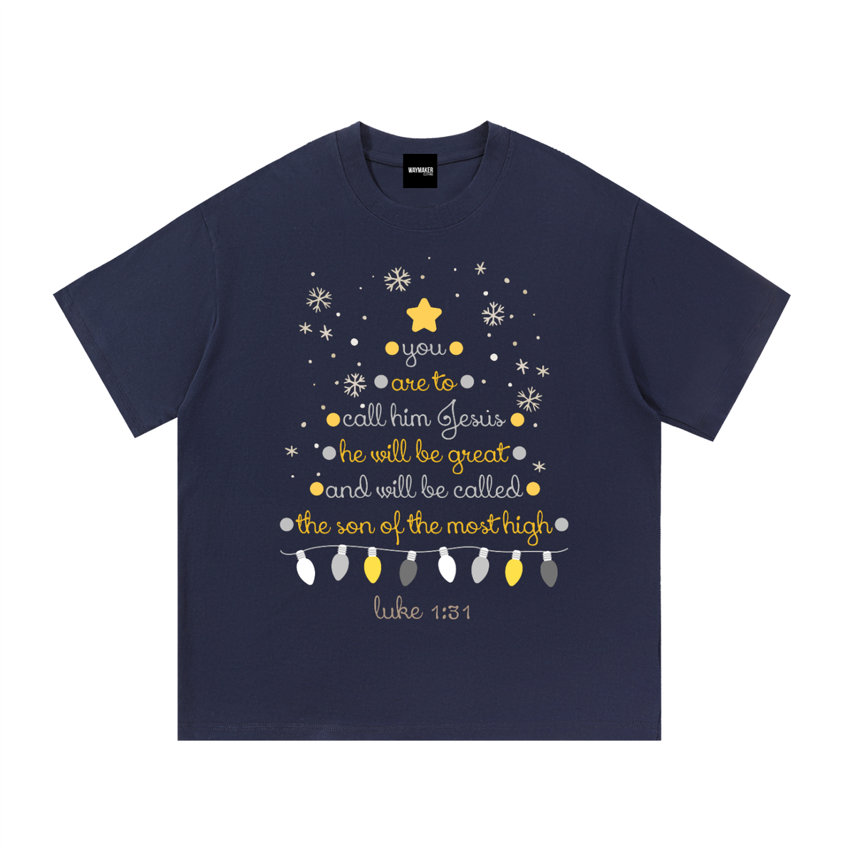 Christmas Tree Luke 1:31 T-Shirt