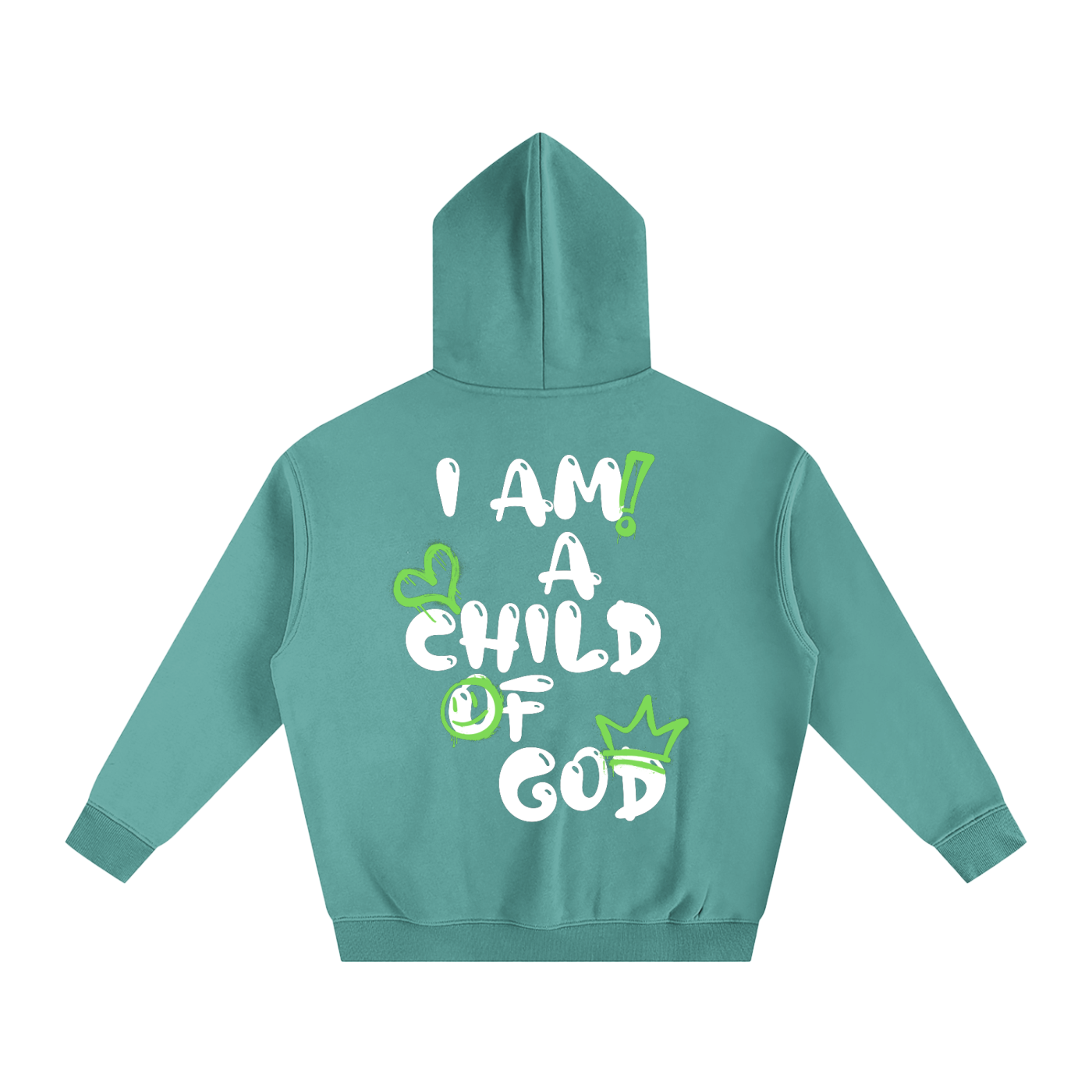 Fleeced COG Oversized Essential Hoodie (Green)