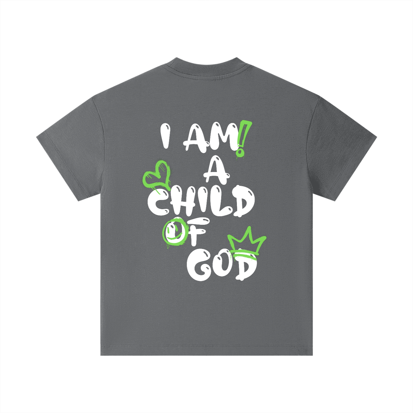 Youth Child of God Spray-paint (Green-White)